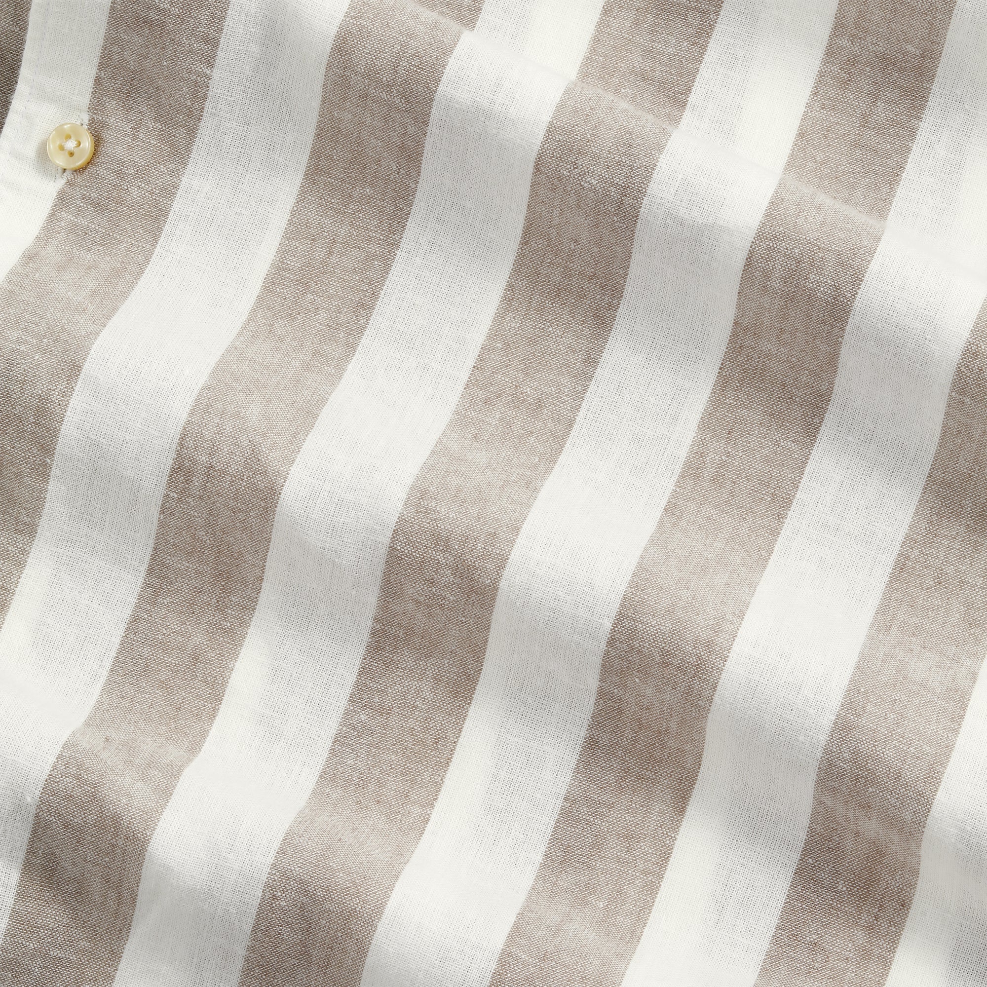Sand Block Stripe Linen Shirt