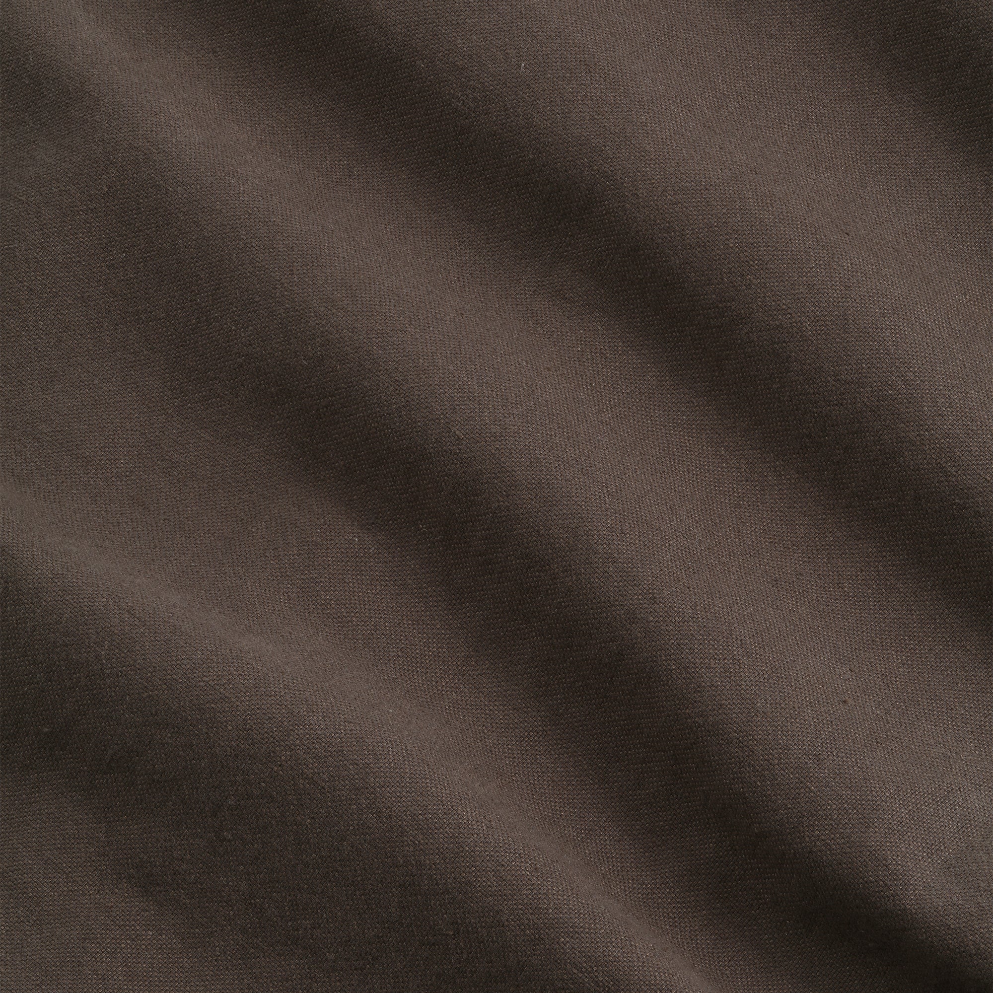 Brown Linen Blend Overshirt