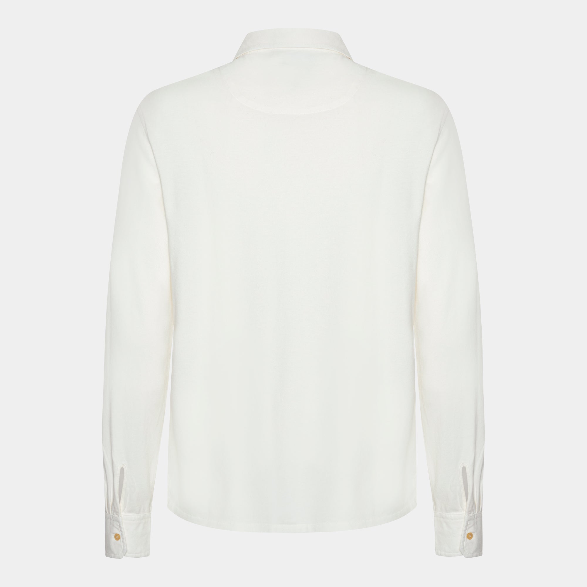 Off-White Long Sleeve Polo Shirt
