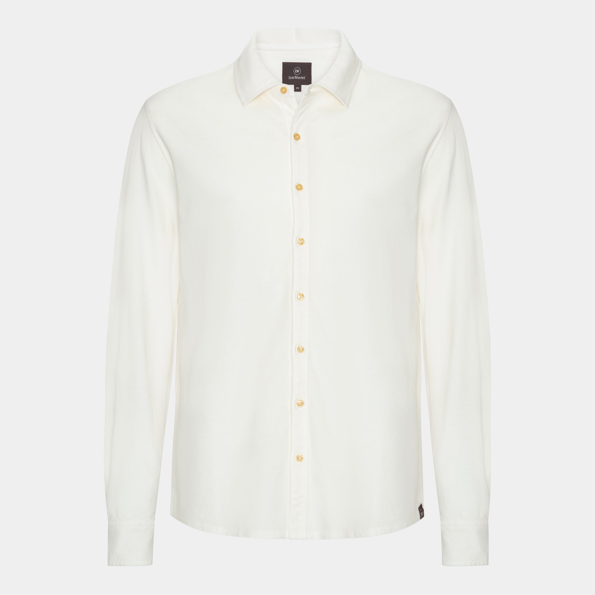 Off-White Long Sleeve Polo Shirt