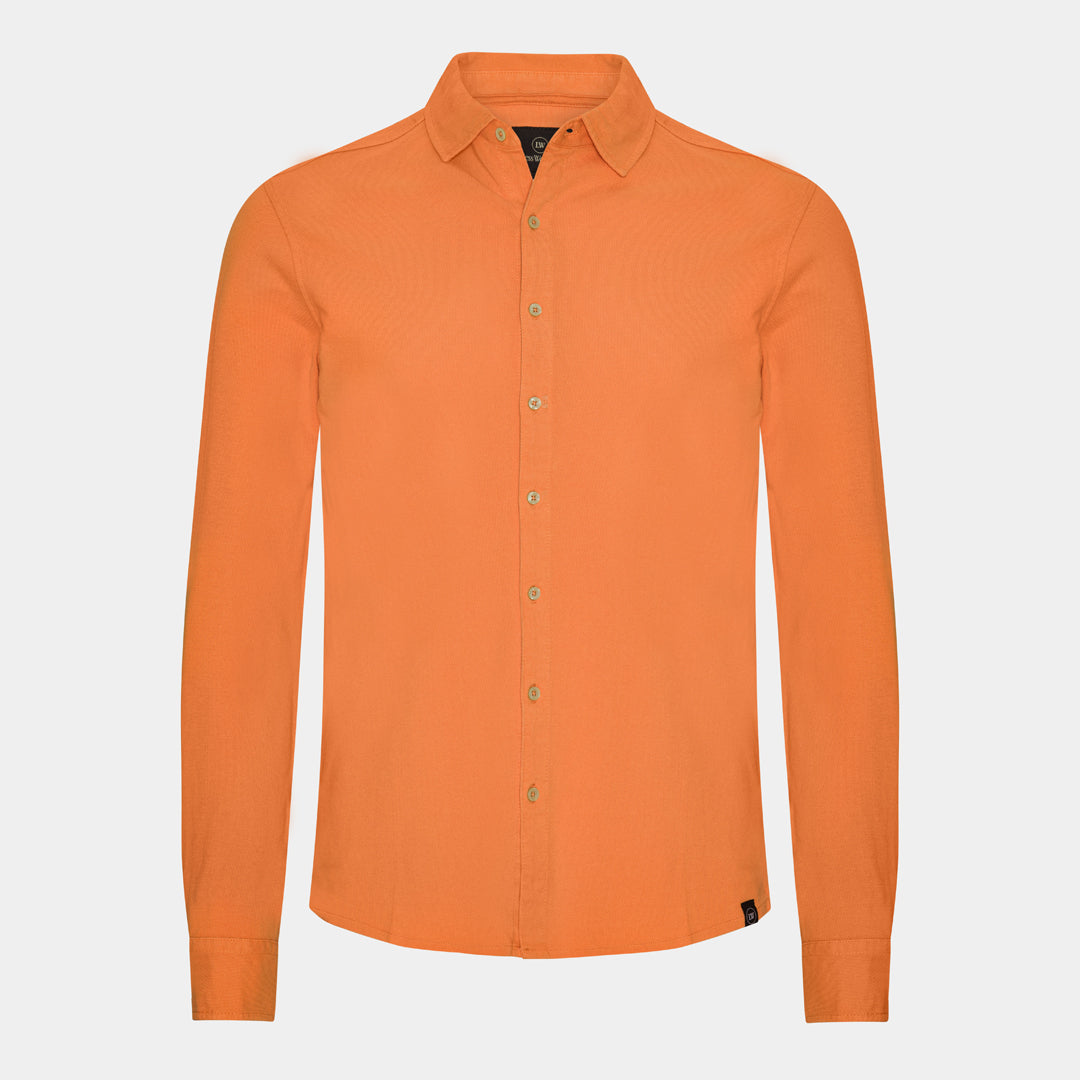 Orange Pikéskjorta