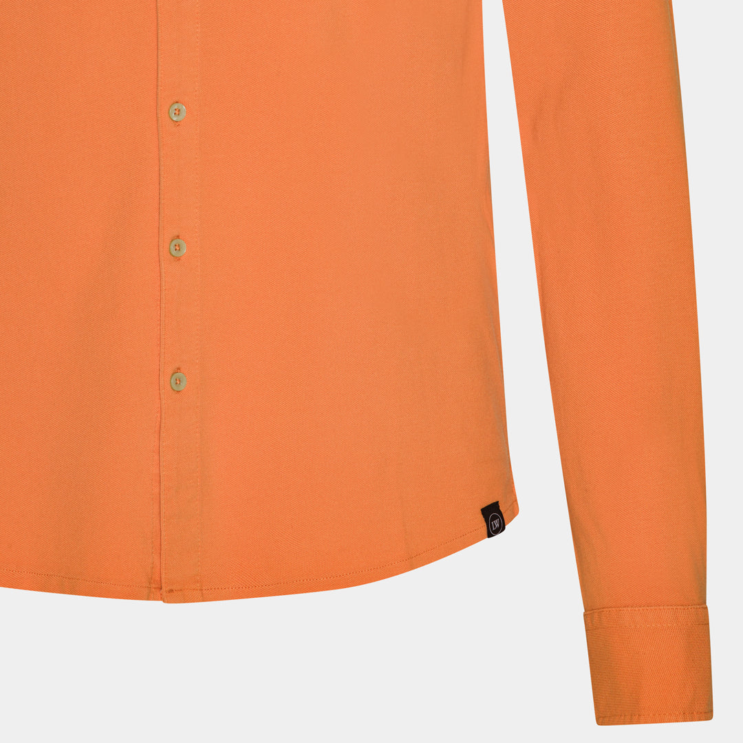 Orange Pikéskjorta