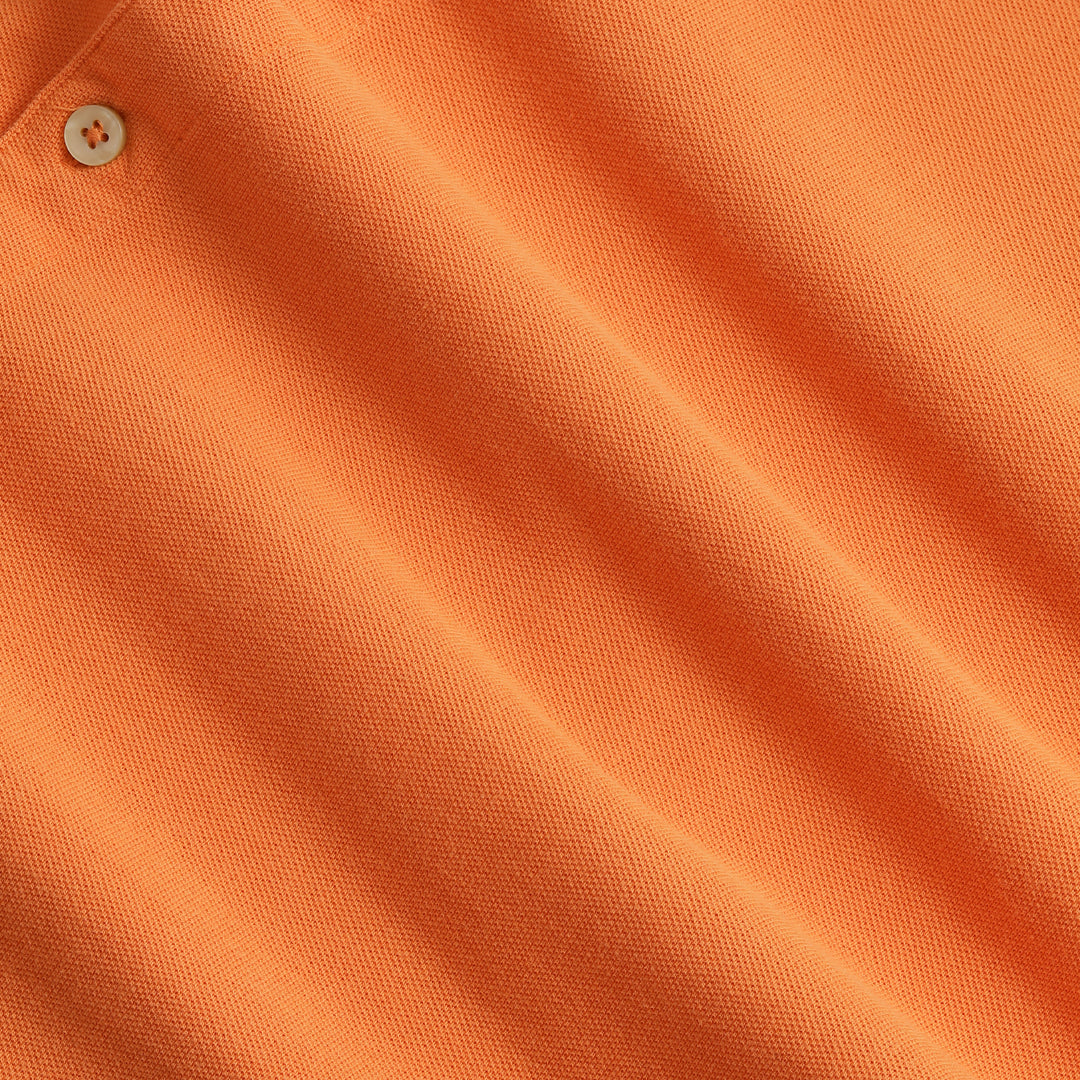 Orange Pikéskjorta