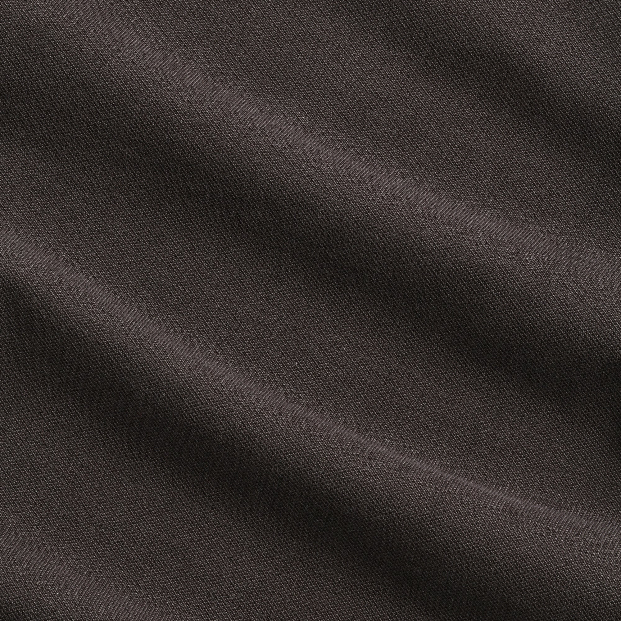 Brown Long Sleeve Polo Shirt