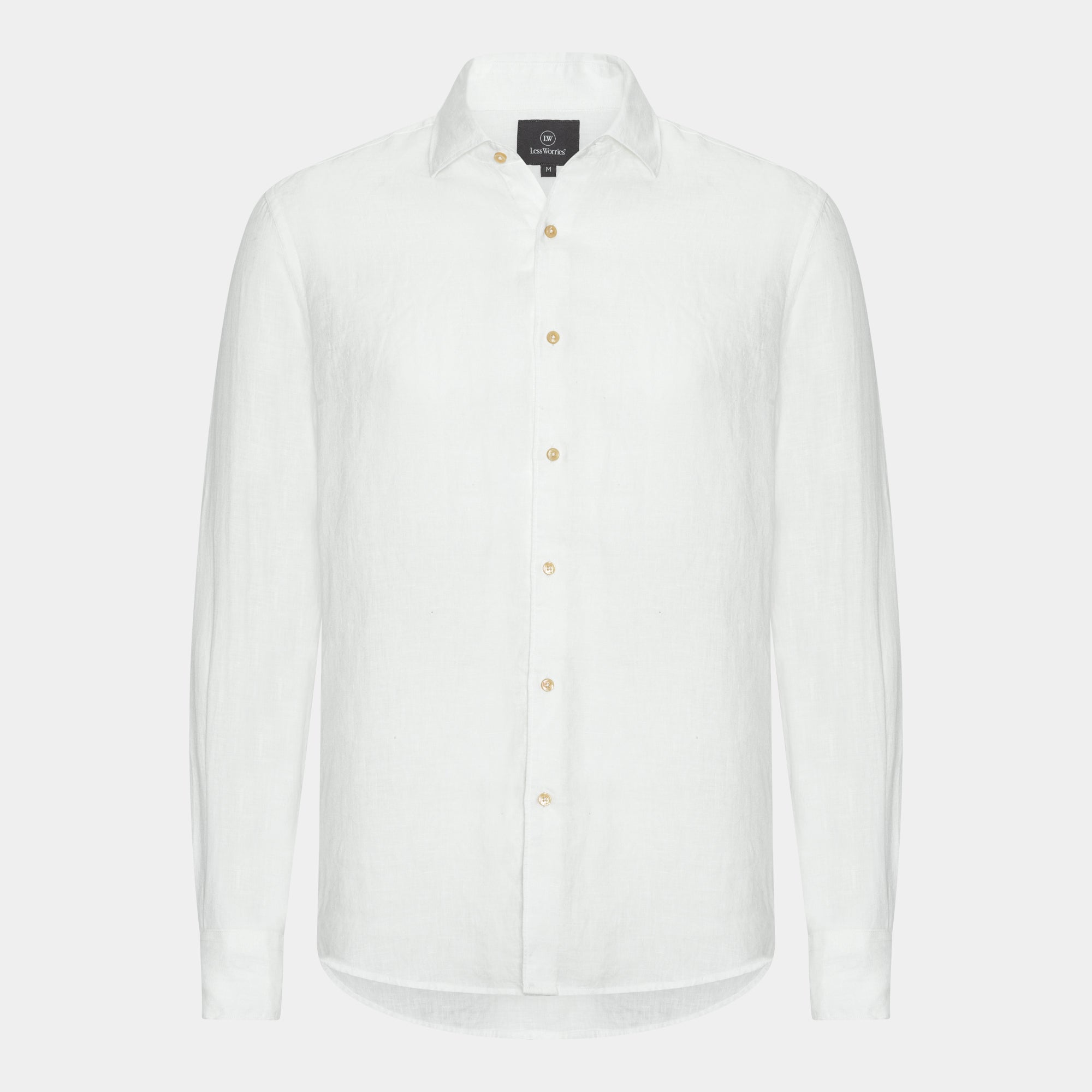 Off-White Linen Shirt – 100% Linen