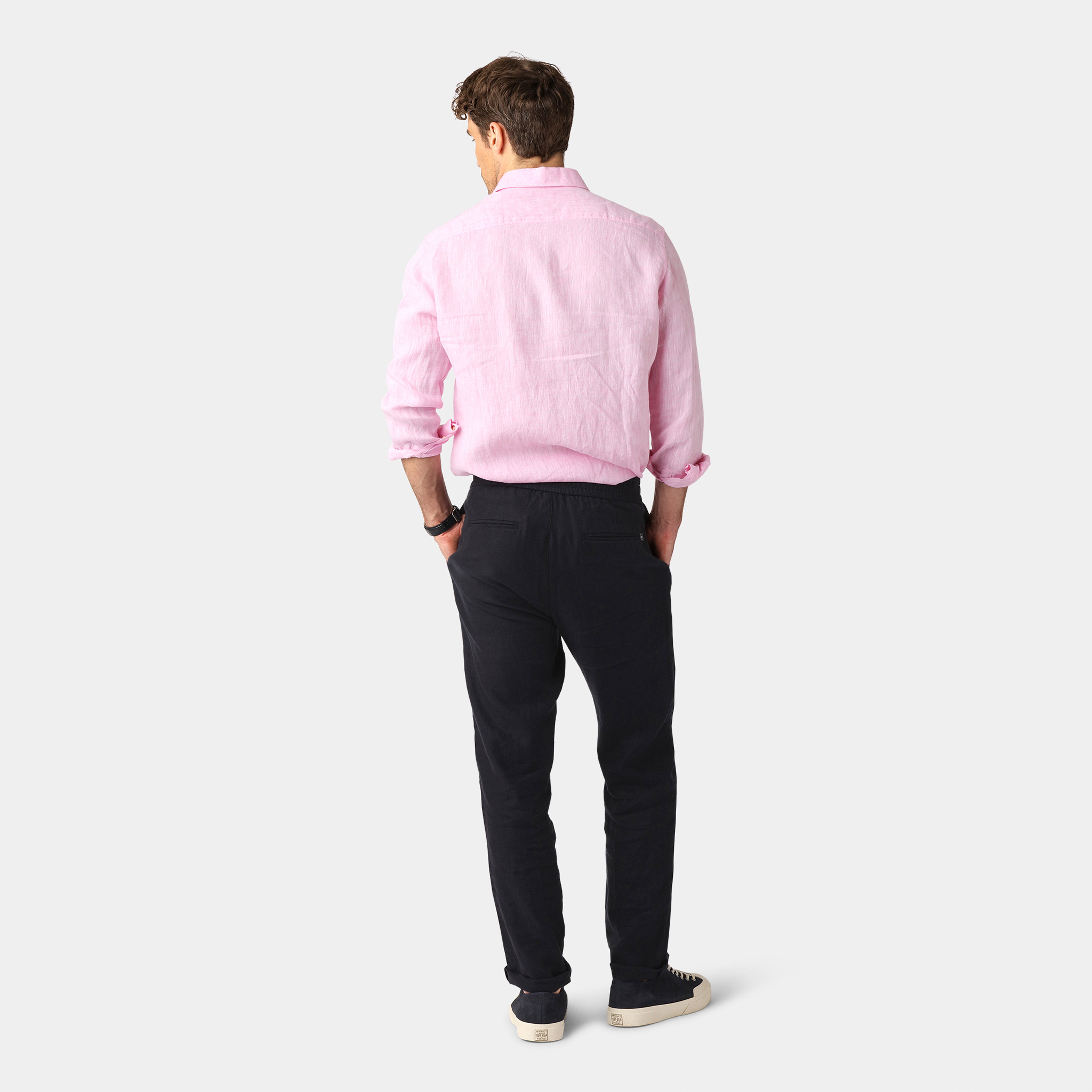 Pink Linen Shirt