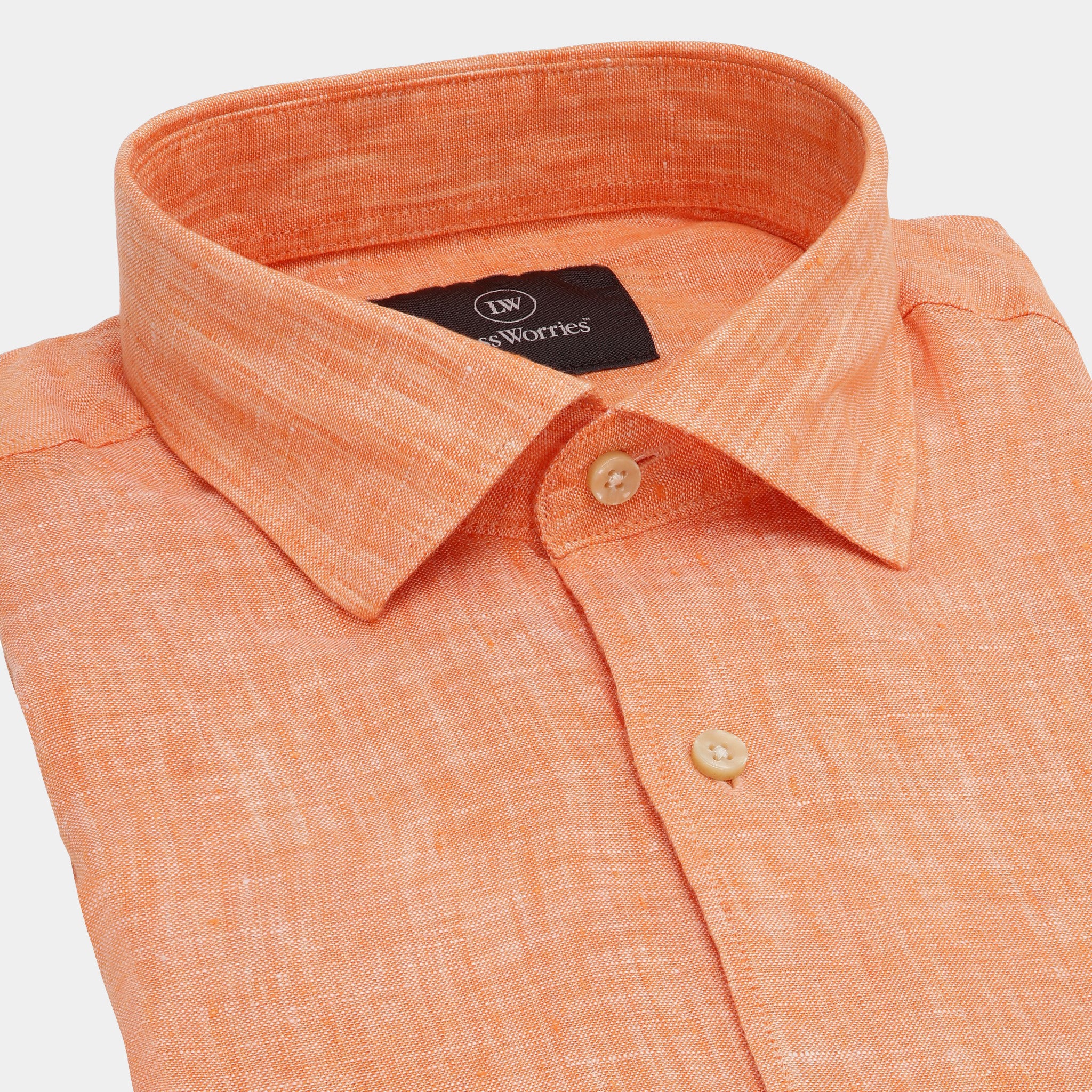 Apricot Linen Shirt