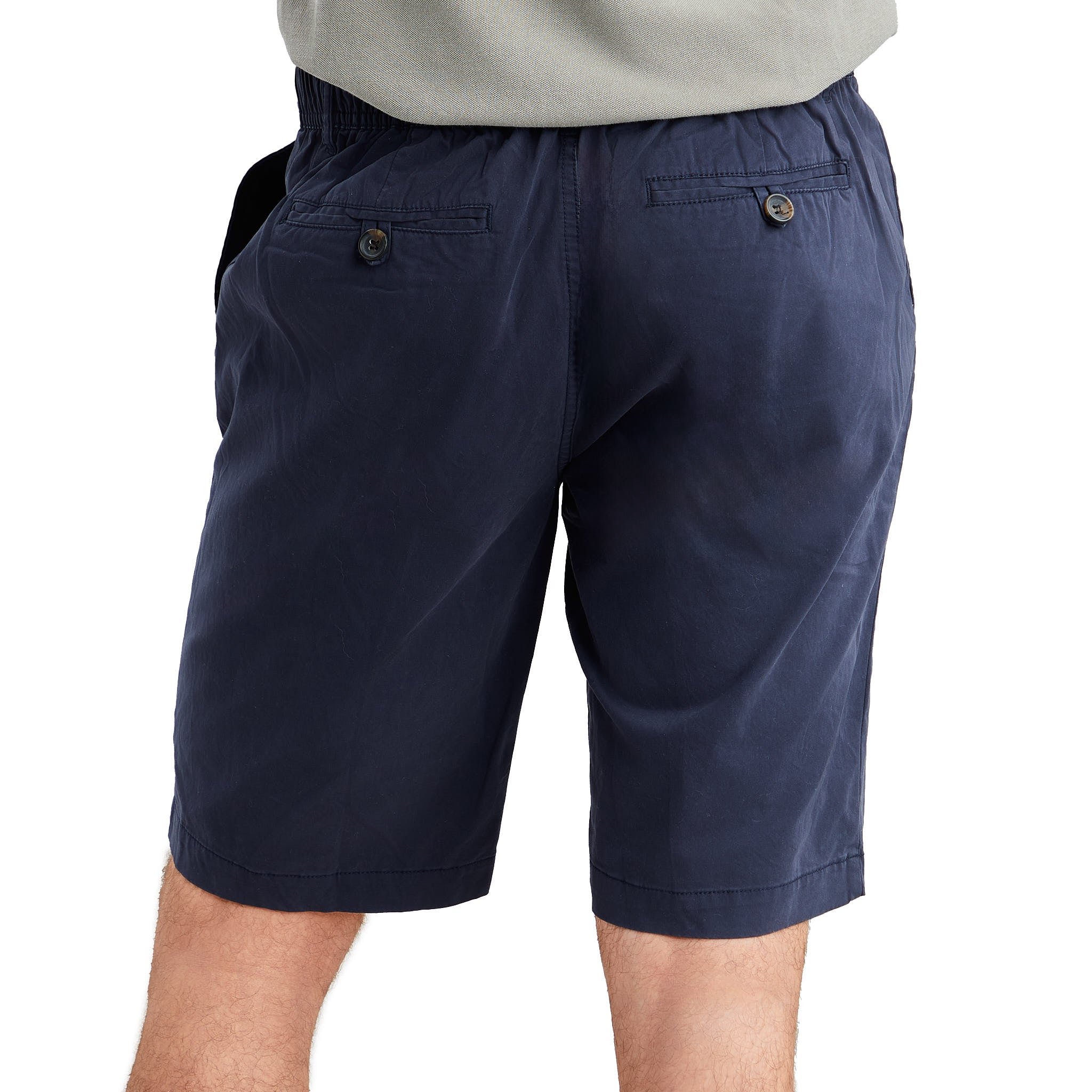 Marinblå Twill-shorts