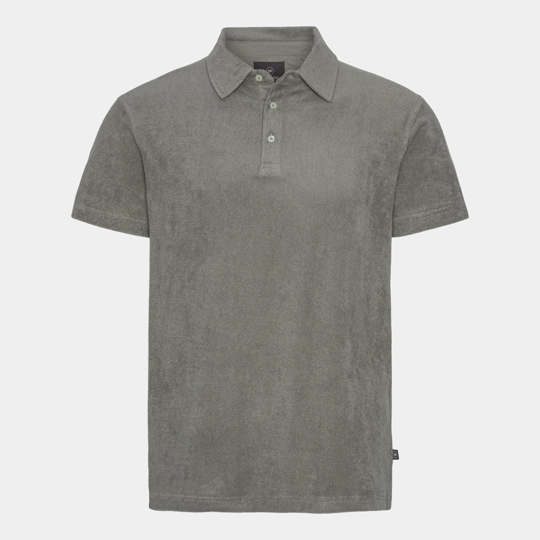 Khaki Terry Polo Shirt