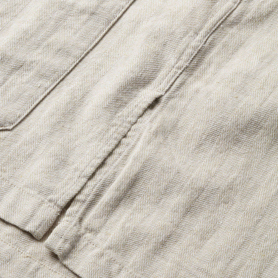 Sand Dressad Overshirt - Linnemix