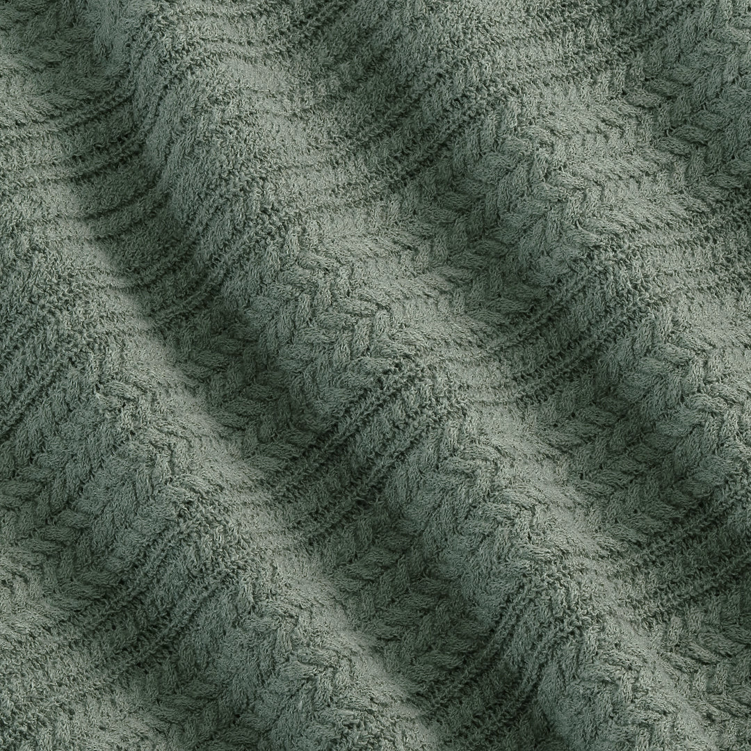 Green Knitted Cardigan