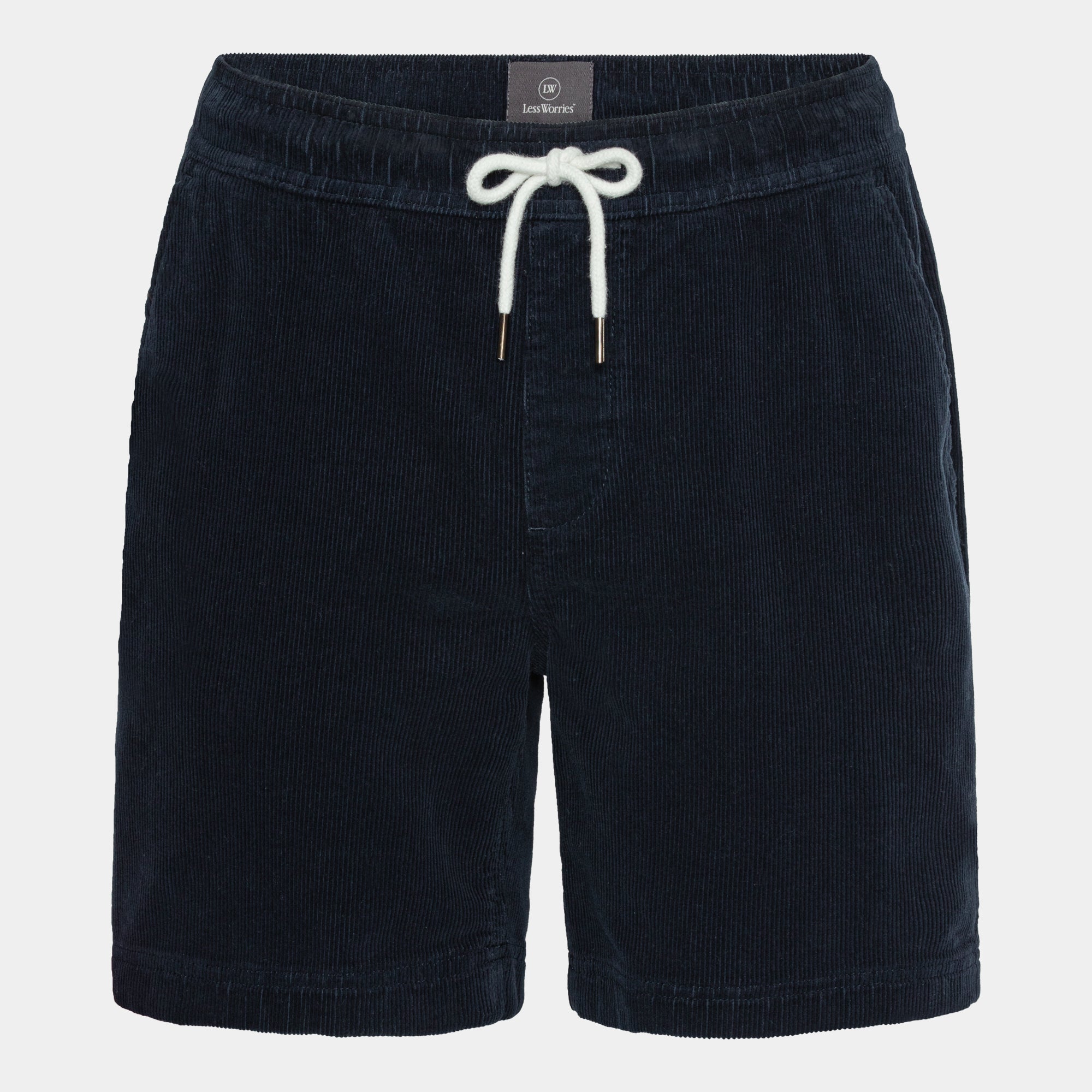 Navy Corduroy Shorts