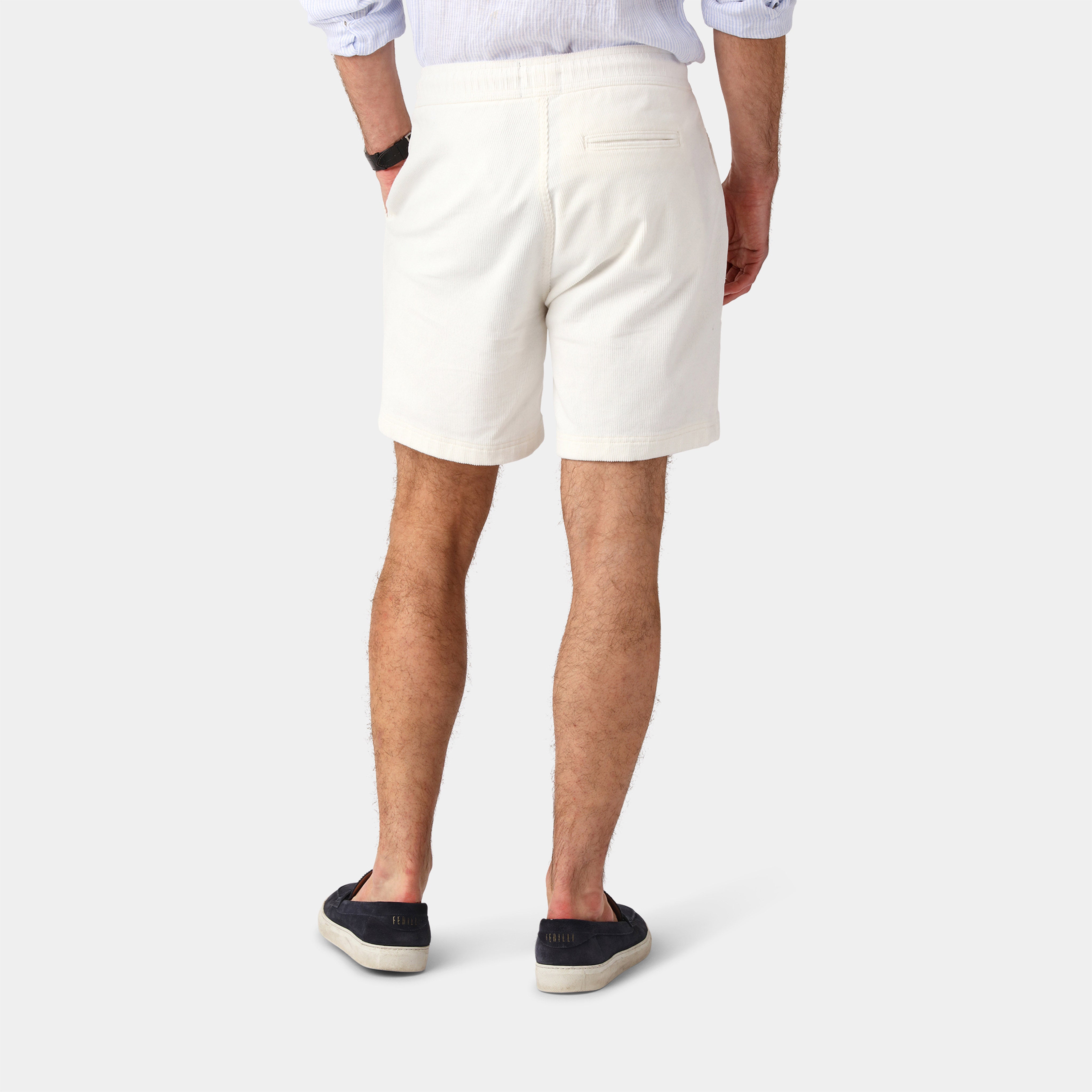 Off-white Corduroy Shorts