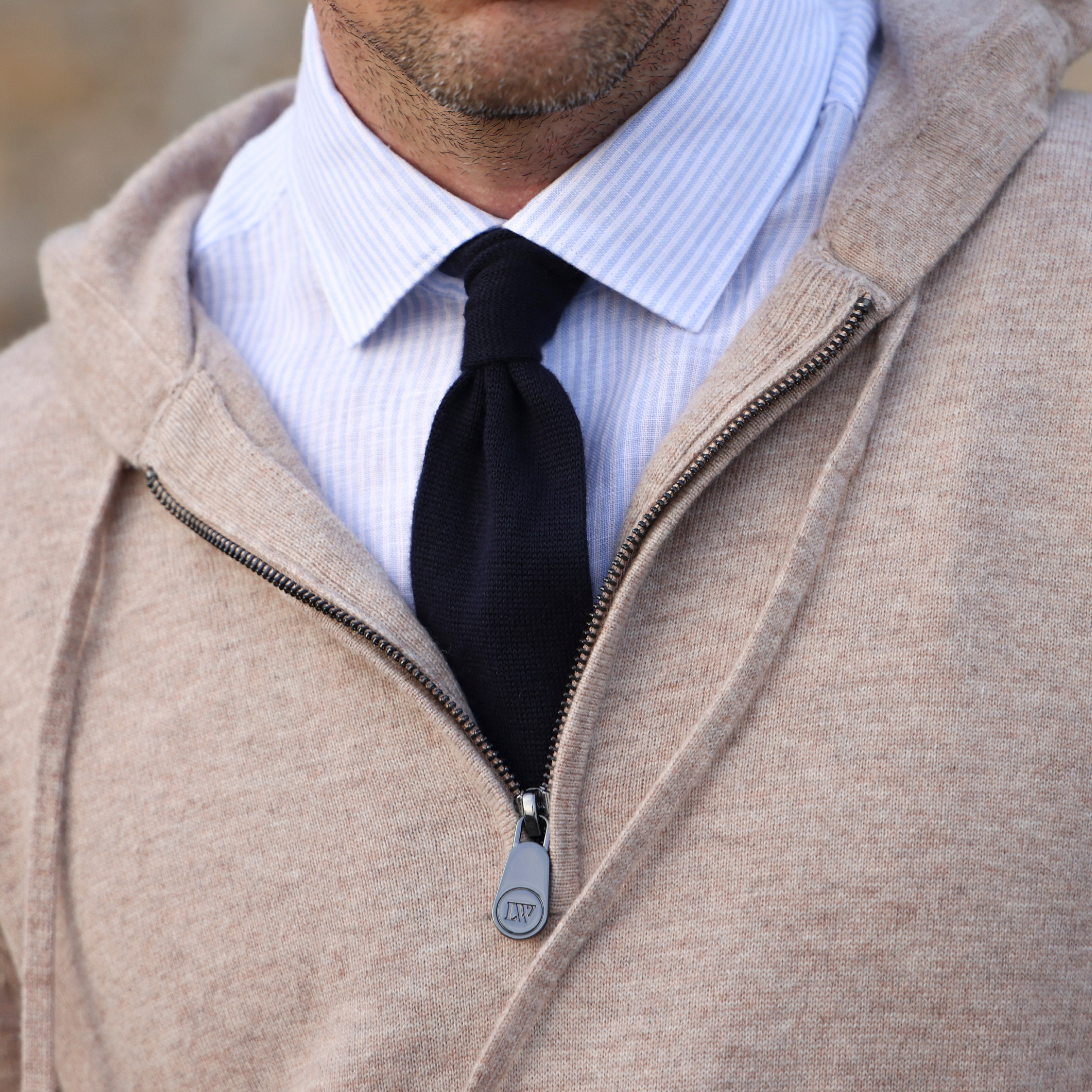 Sand Cashmere blend Hoodie