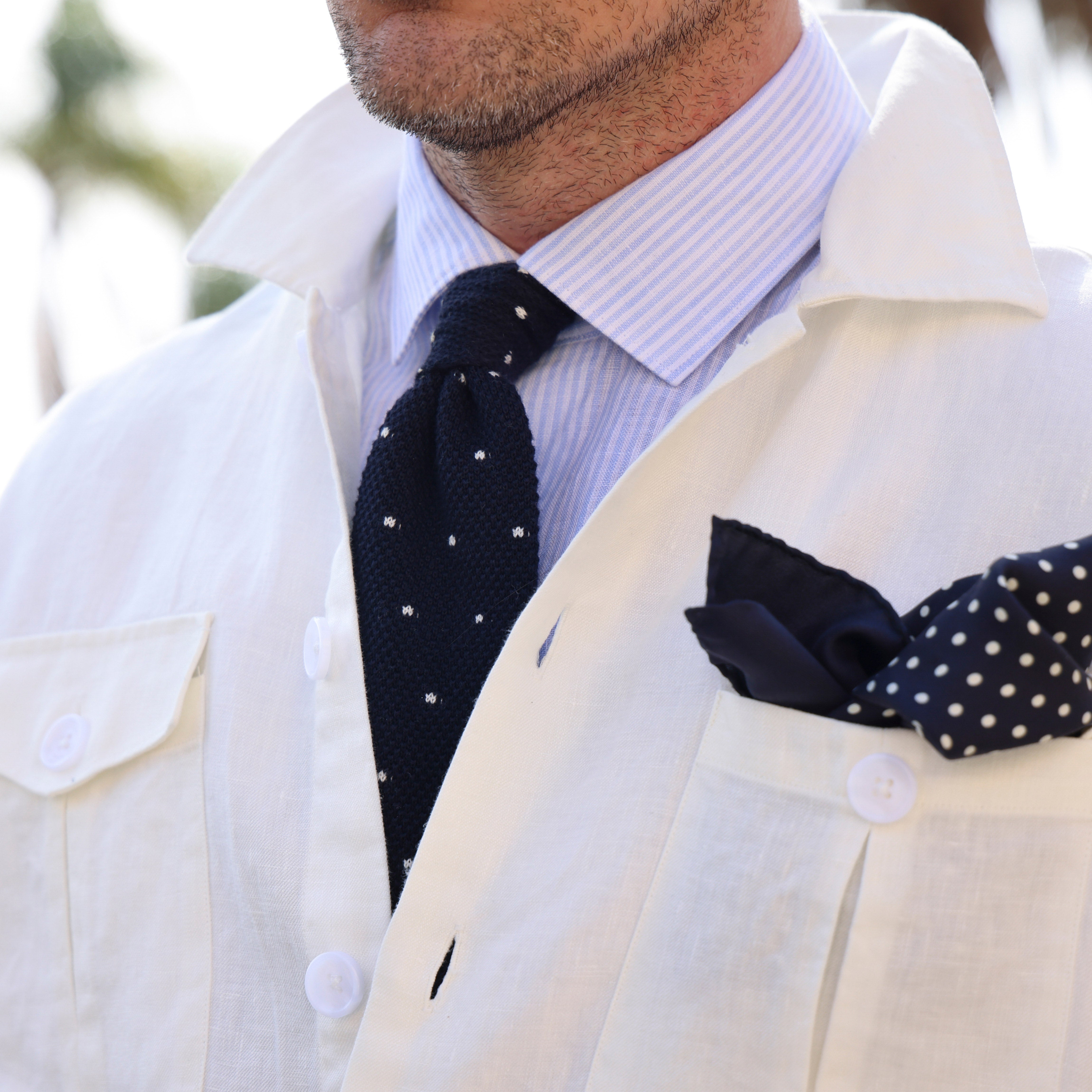 Off-White Safari Linen Shirt - 100% Linen