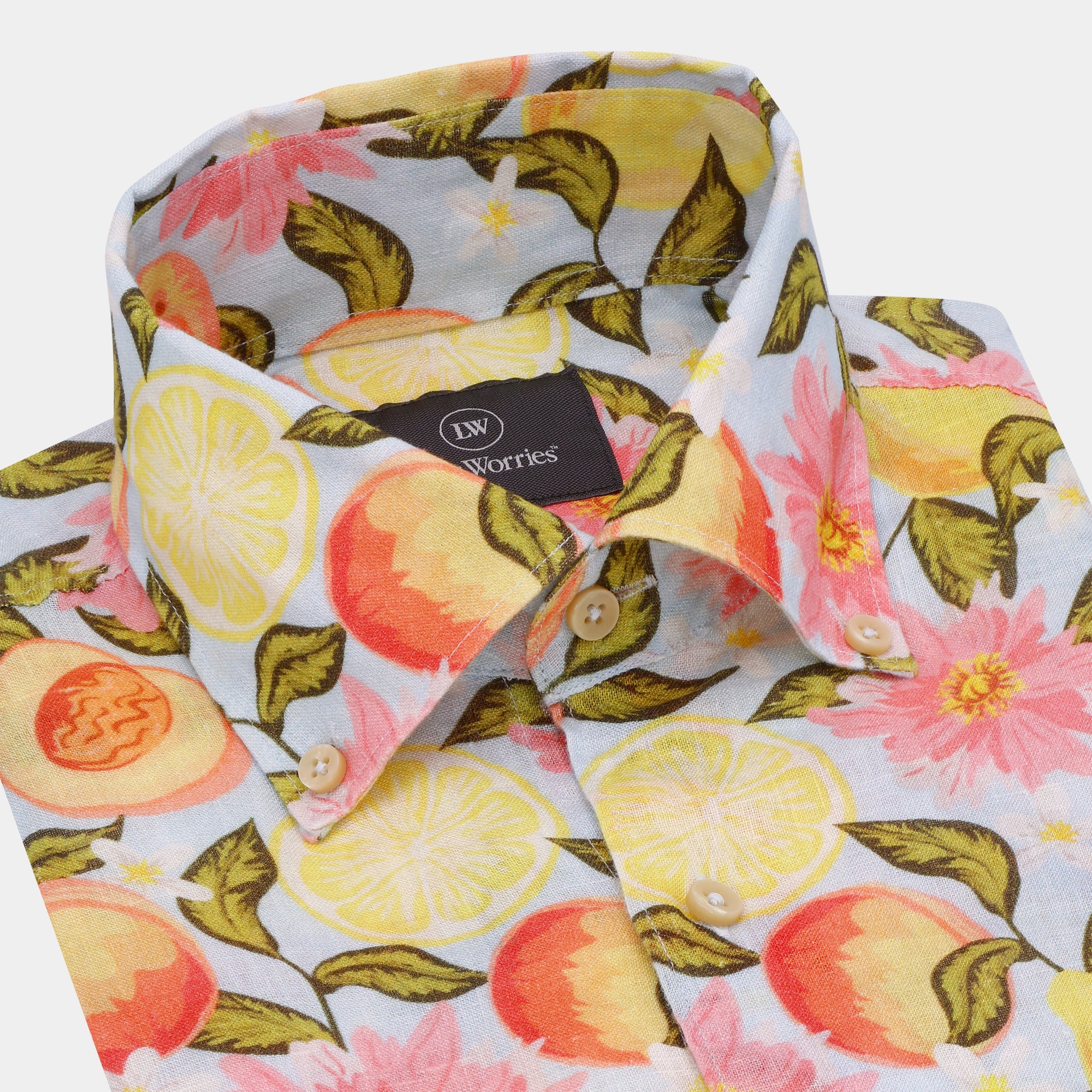 All Over Print Linen Shirt – 100% Linen