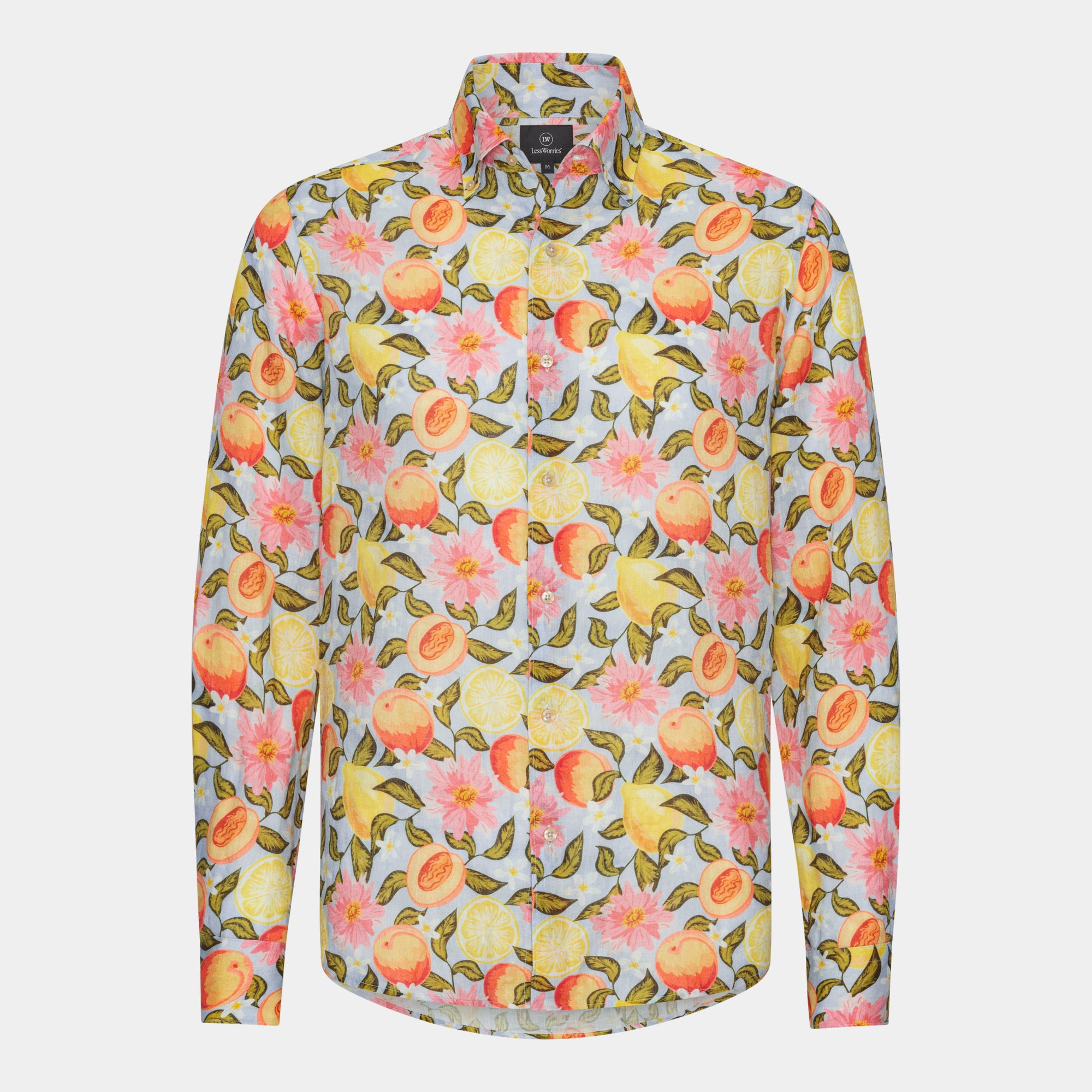 All Over Print Linen Shirt – 100% Linen