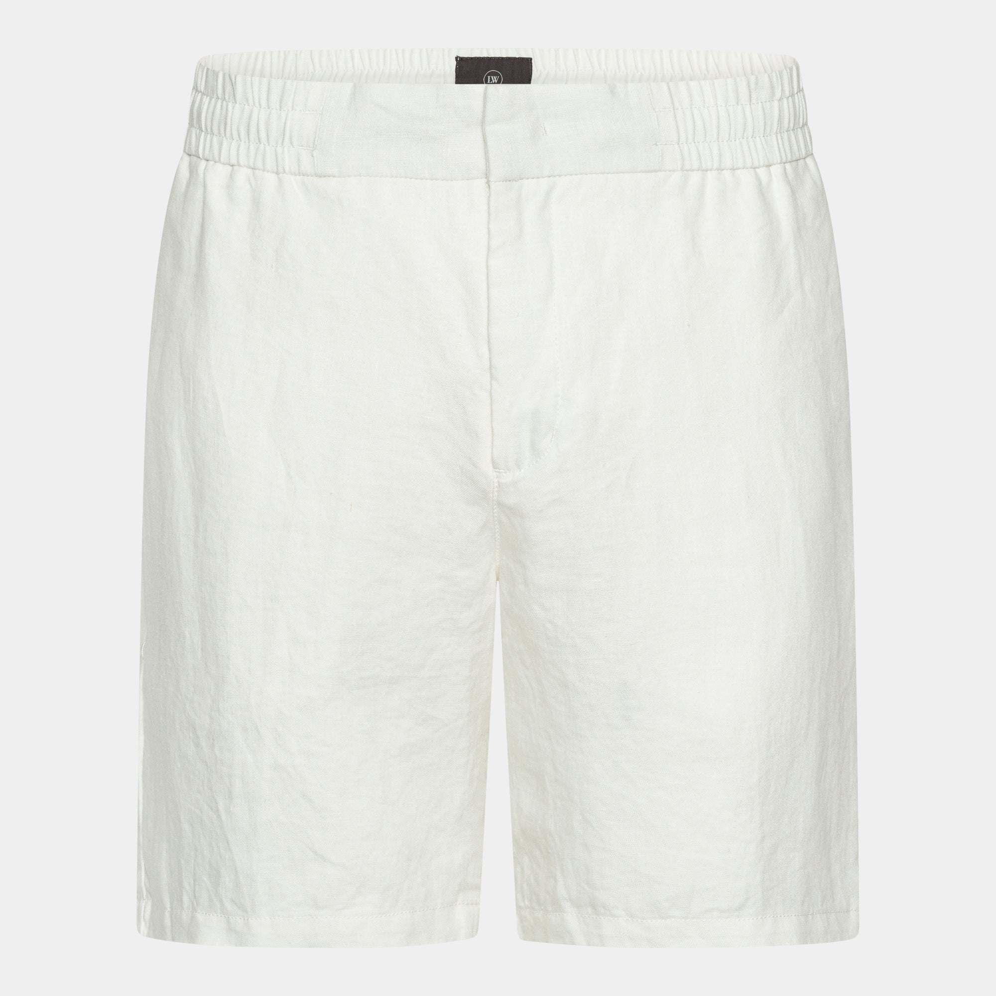 Off-white Linen Shorts - 100% Linen