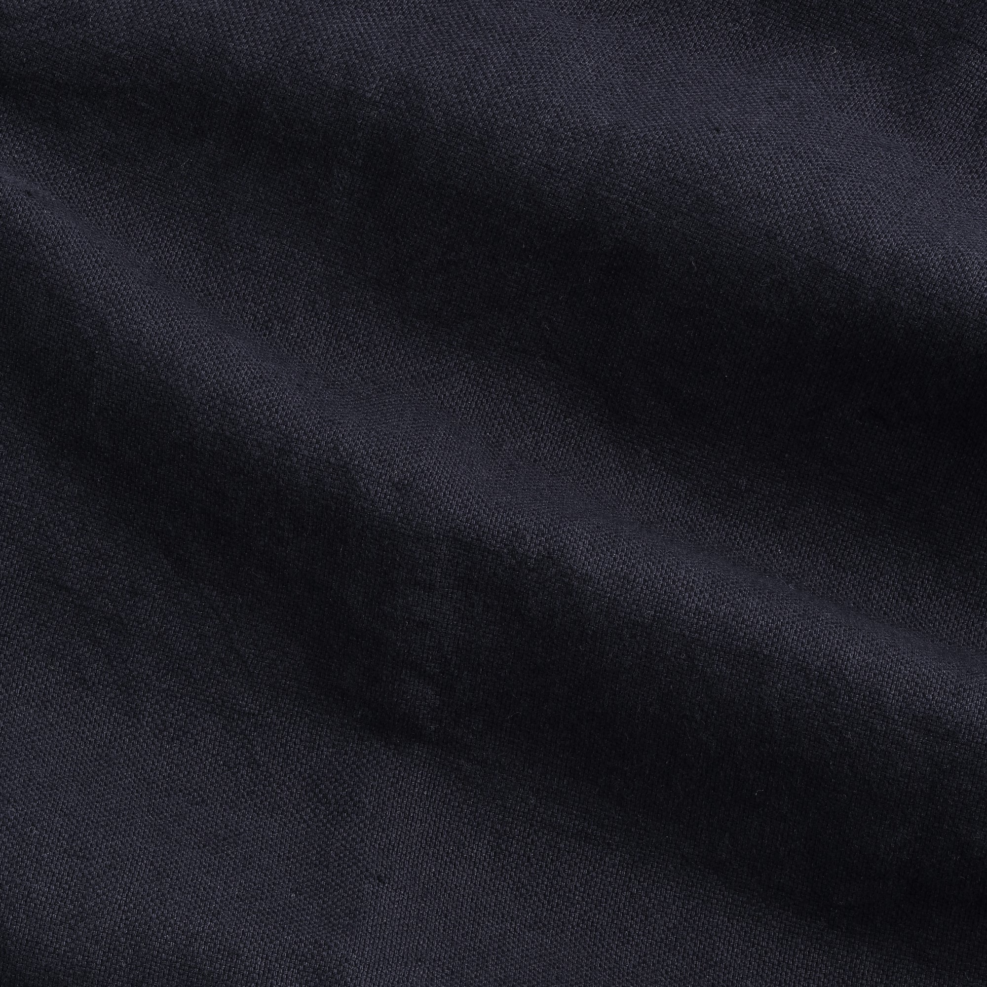 Navy Linen Blend Shorts