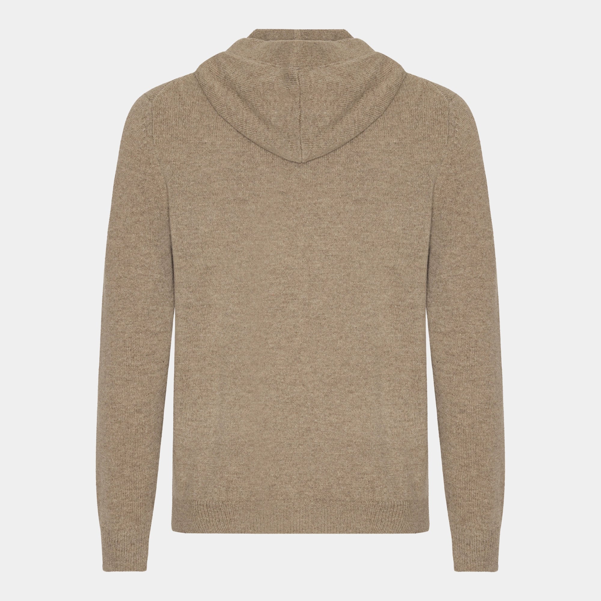 Beige Cardigan Hoodie