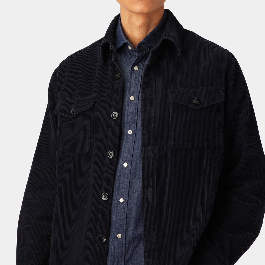 Marinblå Overshirt