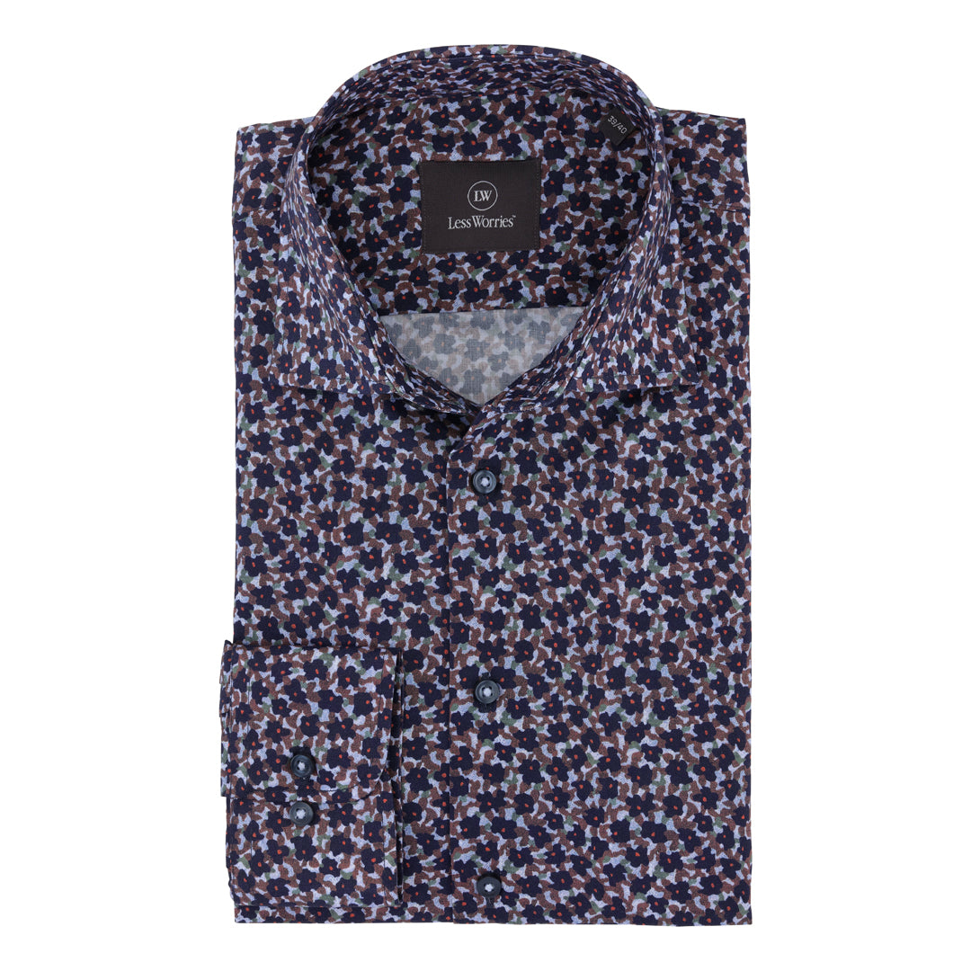 Multiprint Twill-Shirt