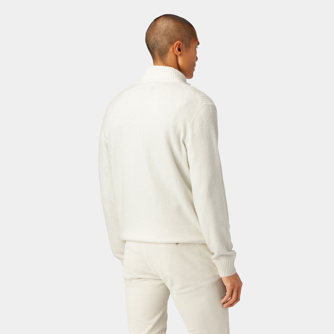 Off-White Argyle Halfzip-tröja