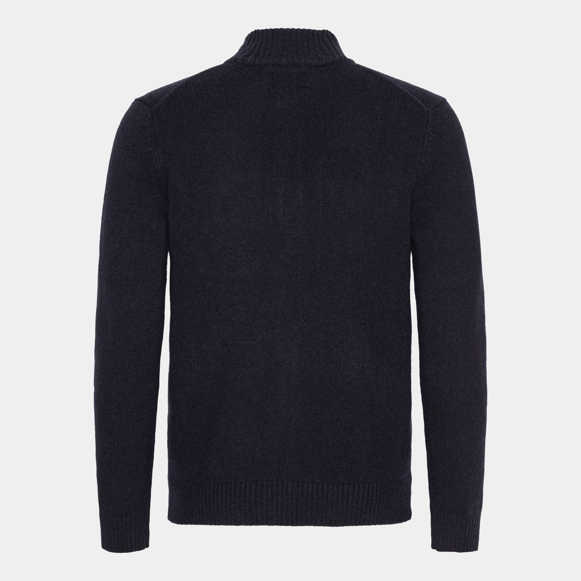 Marinblå Turtleneck Cardigan