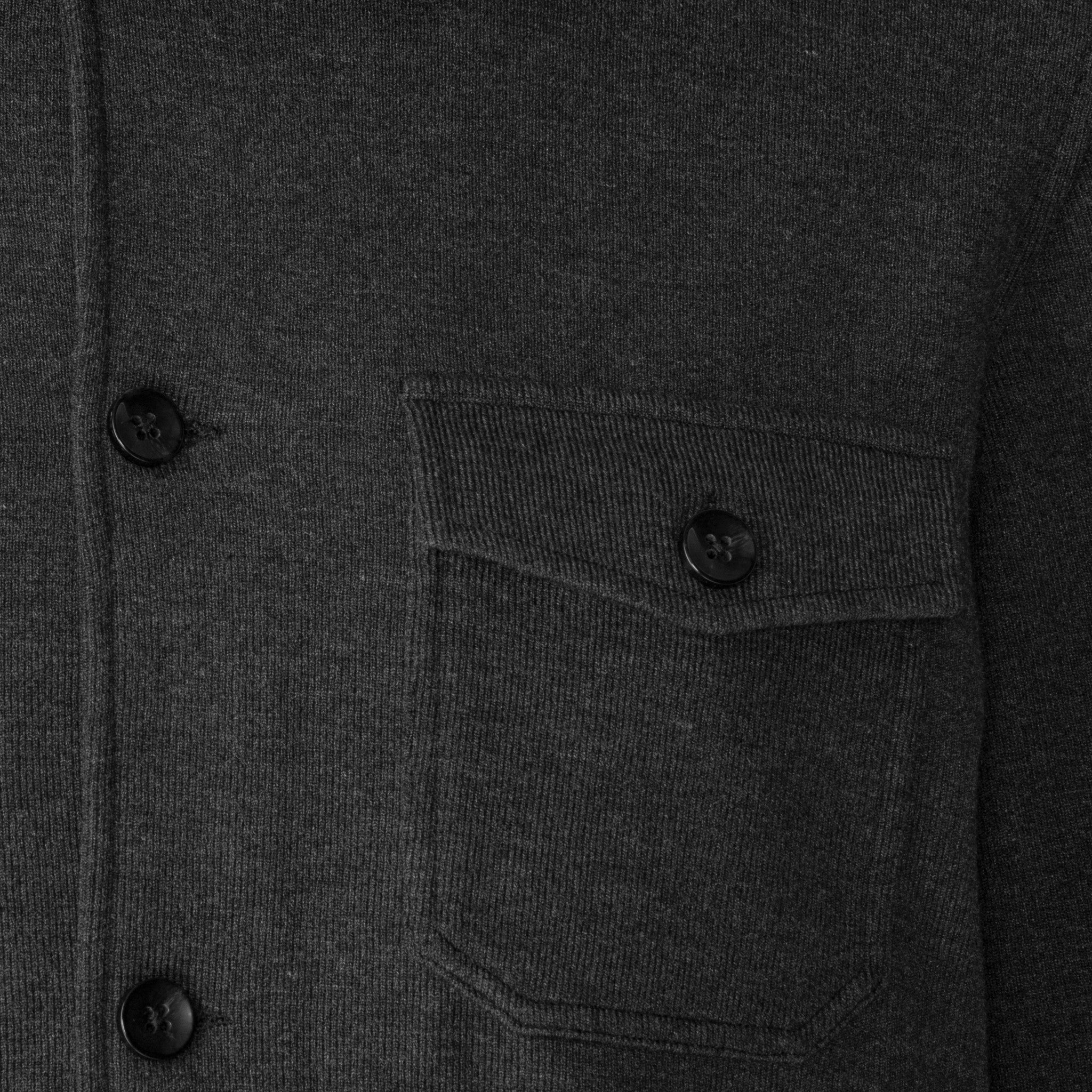 Mörkgrå Dressad Overshirt