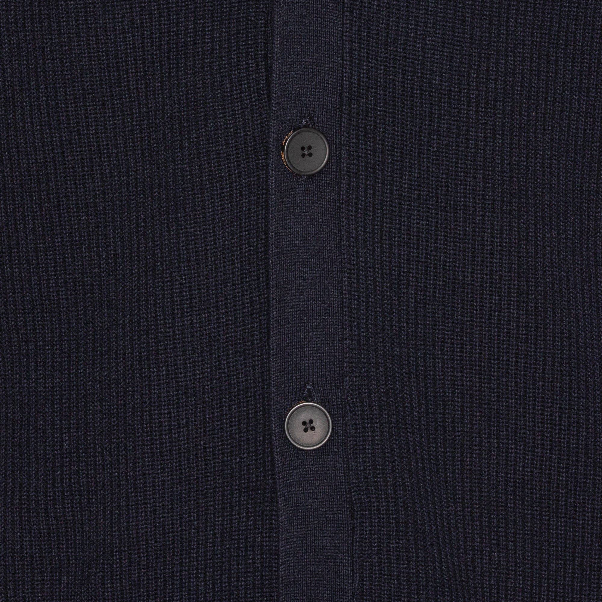 Navy Vest Knitted Rib