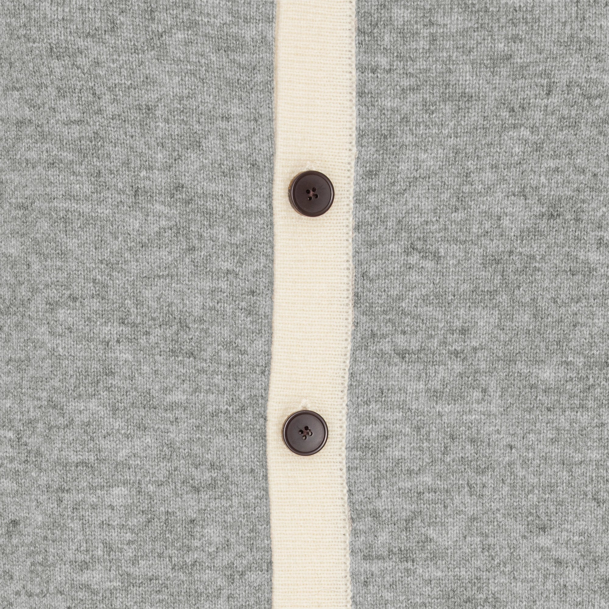 Grey Melange Cardigan Two Color