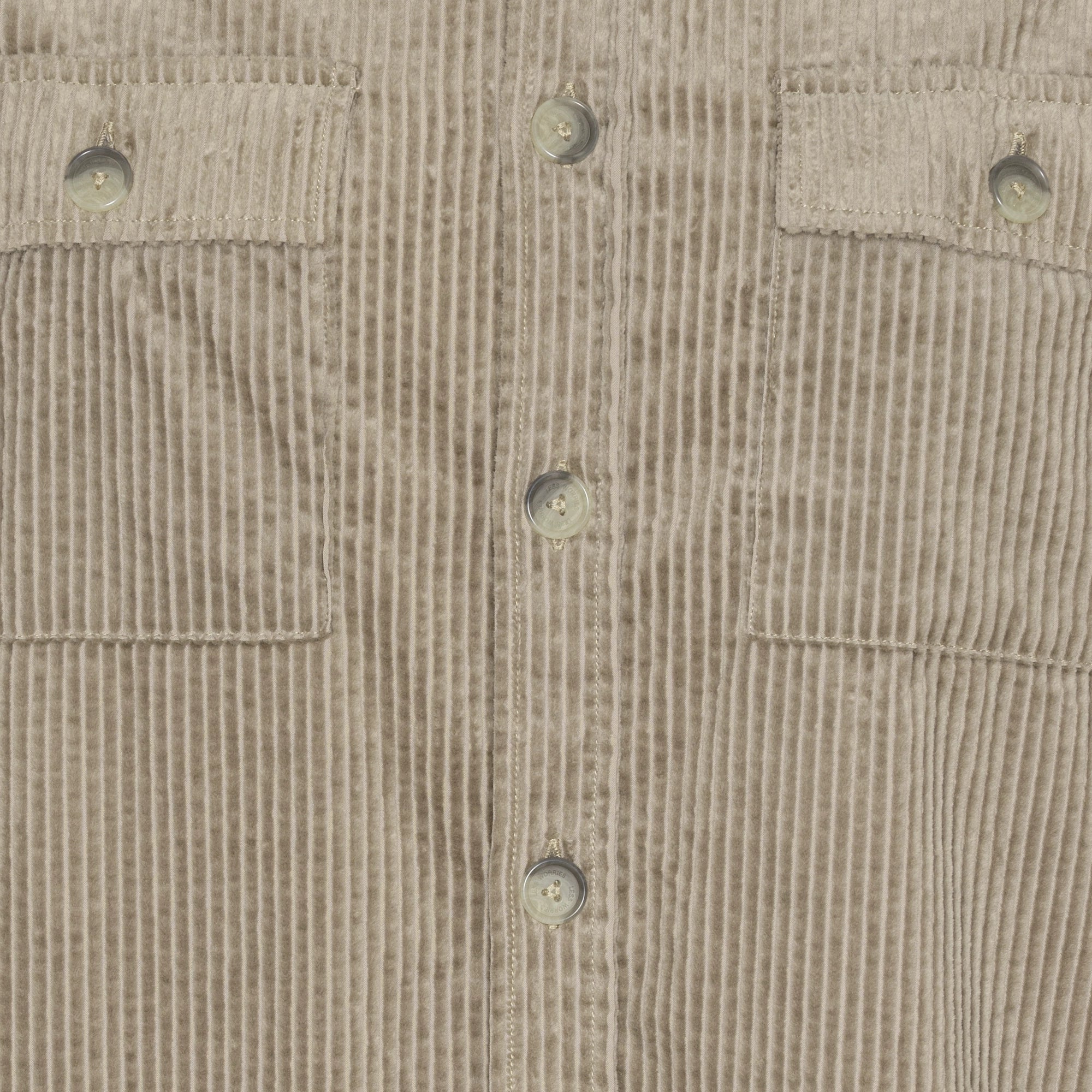 Beige Cord Skjorta