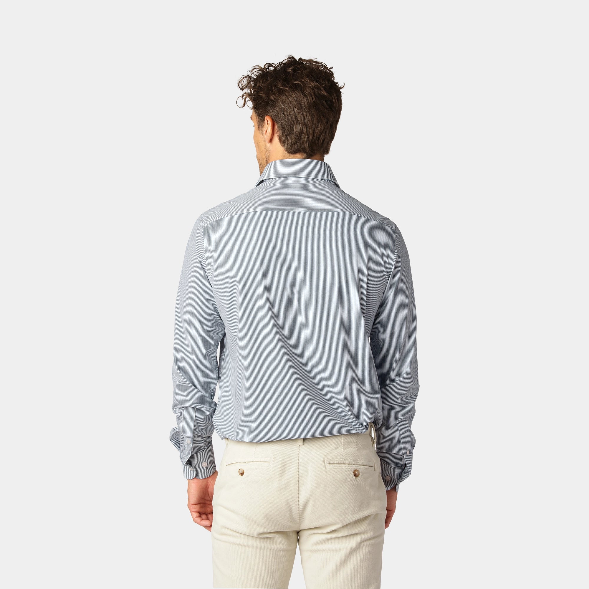 Pinstripe Stretch Skjorta