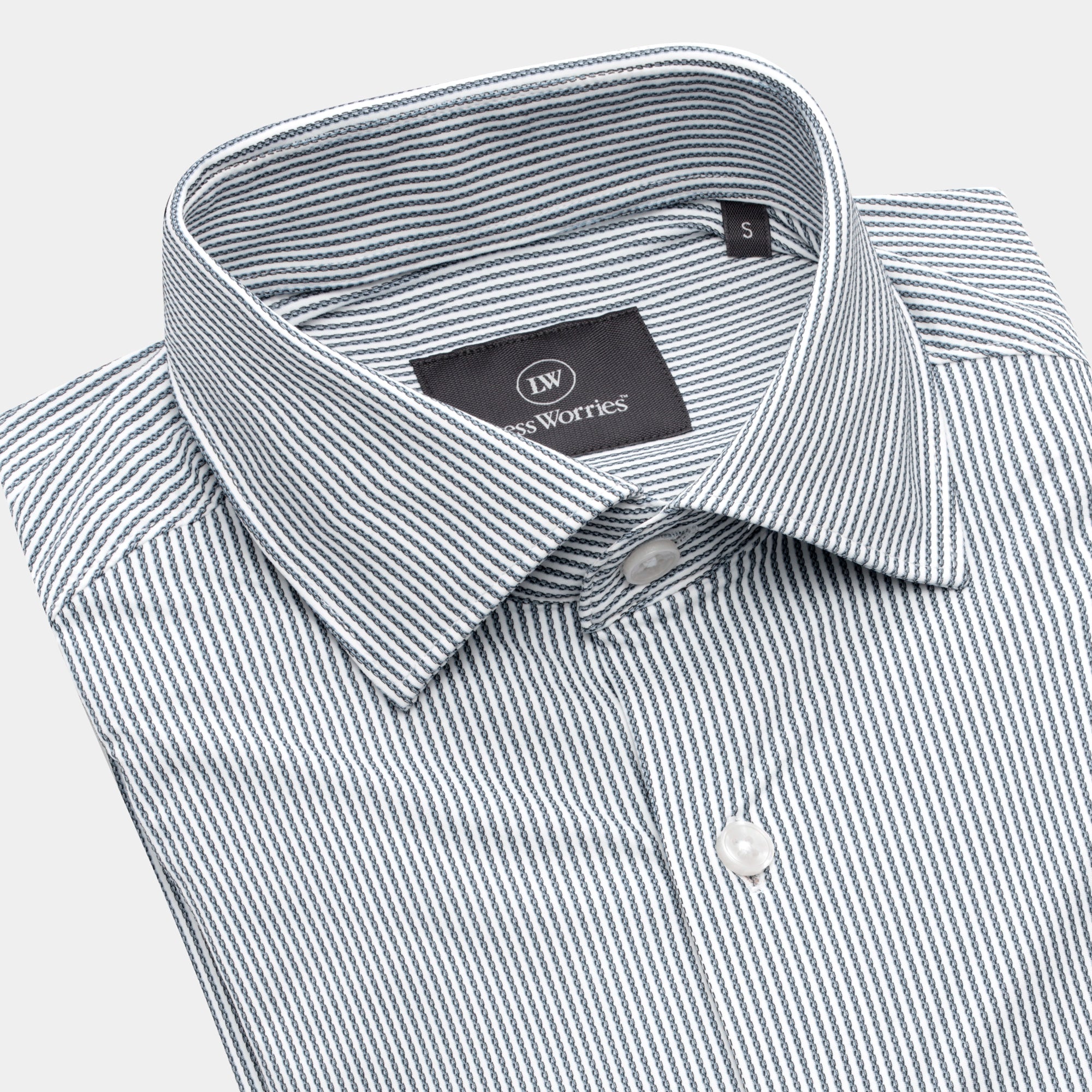 Pinstripe Stretch Skjorta