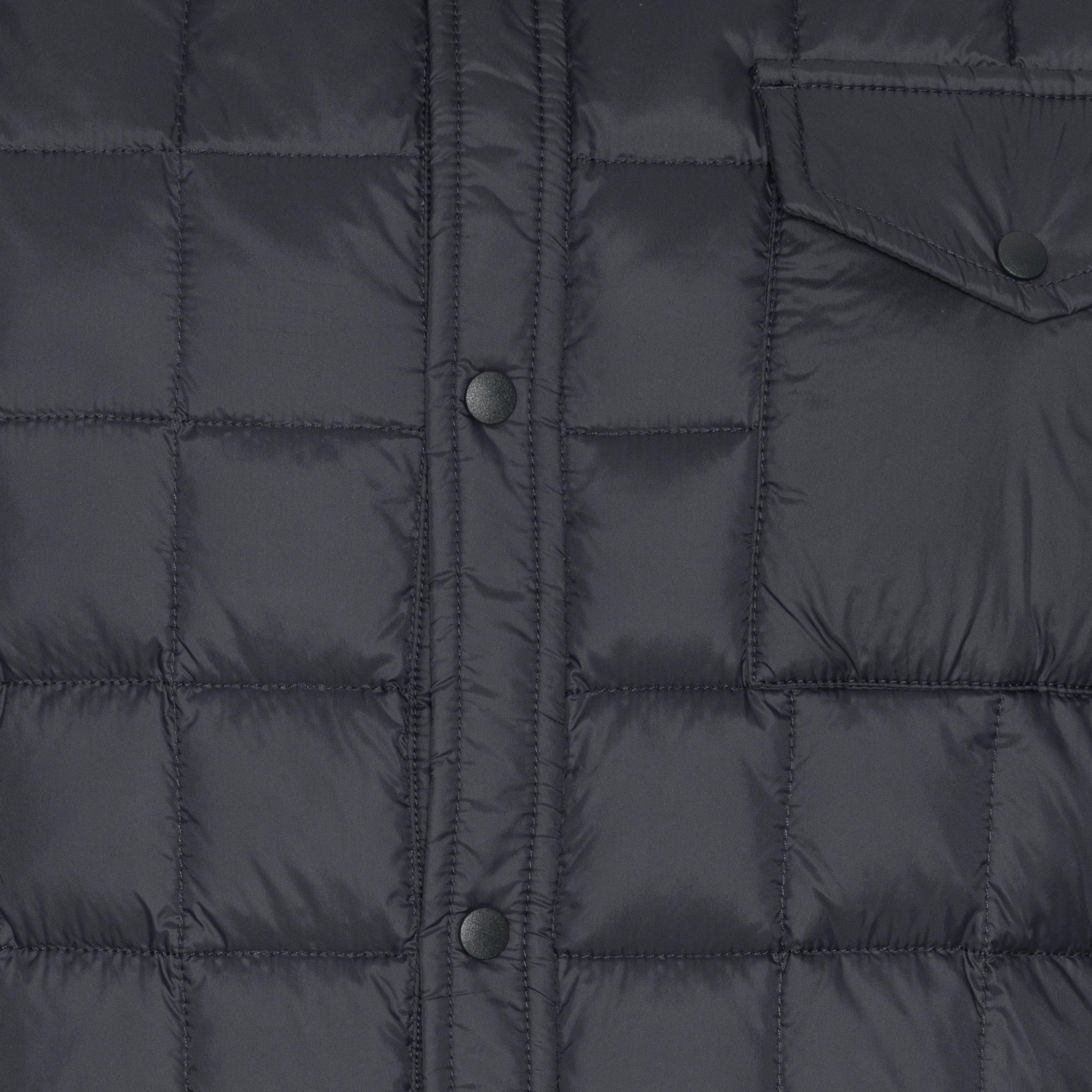 Navy Down Overshirt
