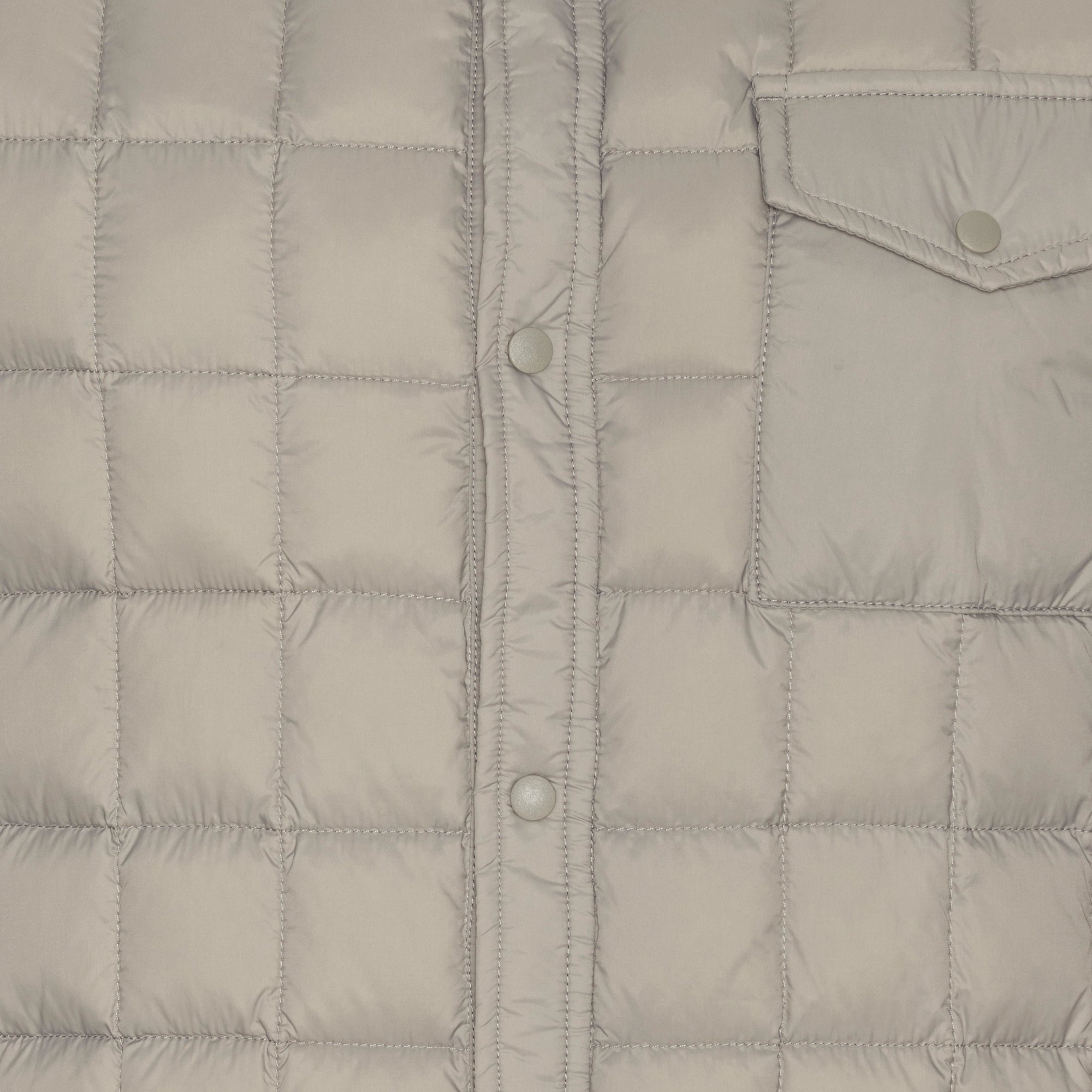 Taupe Down Overshirt