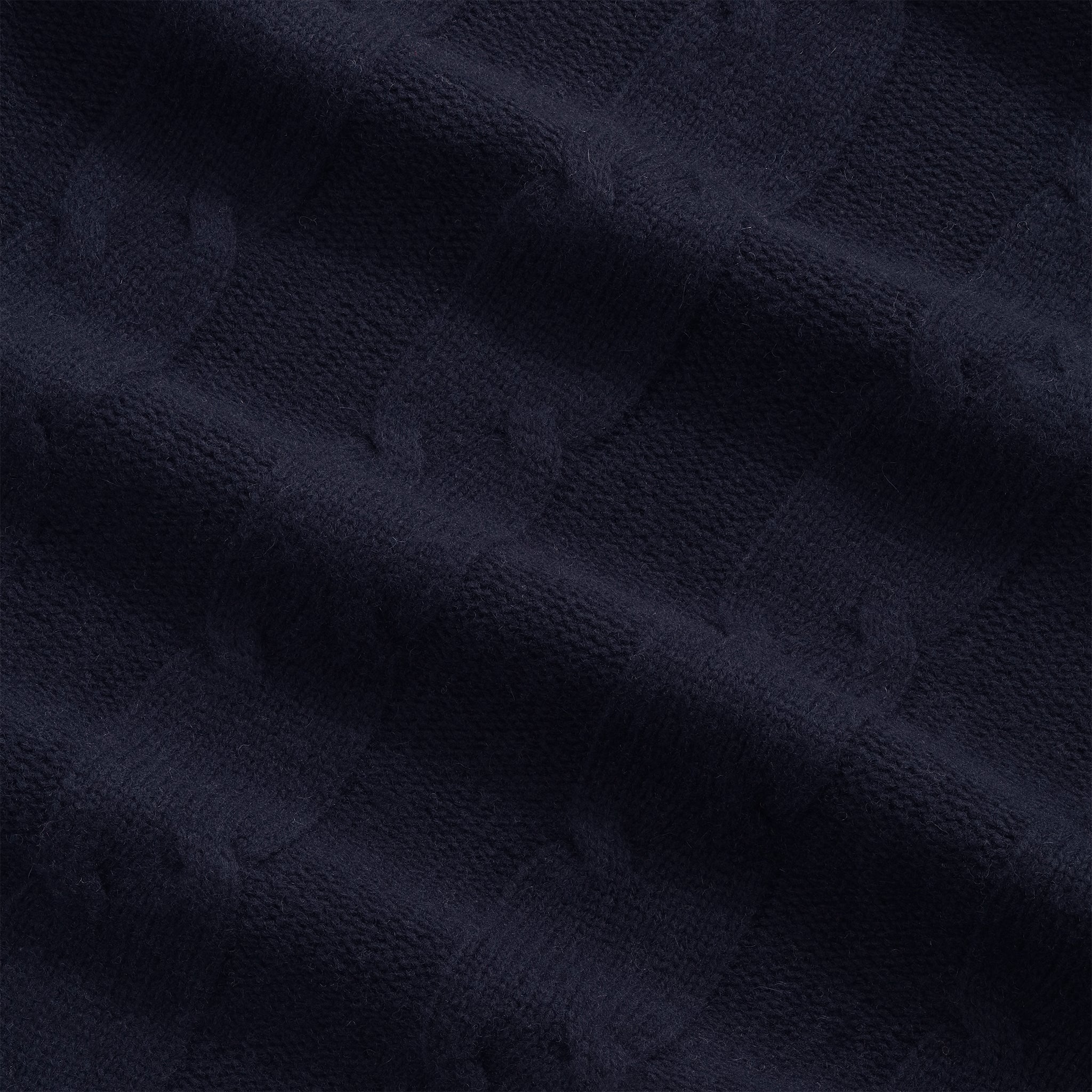 Chunky Cable Cardigan Navy