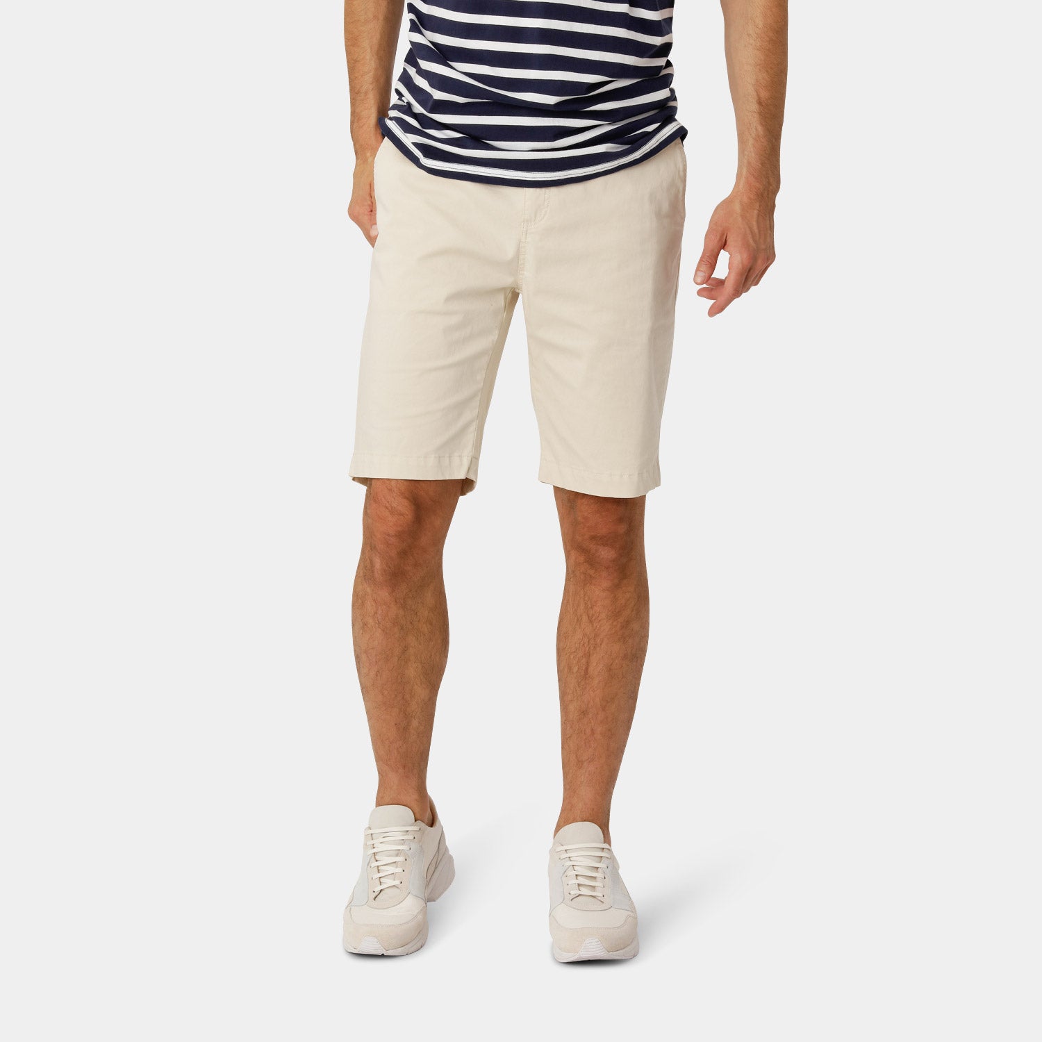 Ljus Beige Twill-shorts