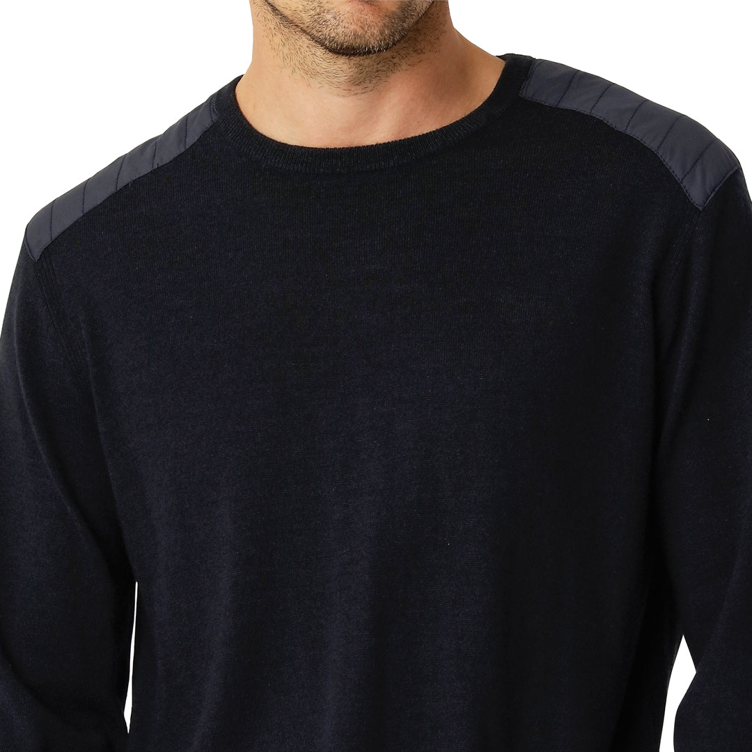 Navy Round Neck Merino