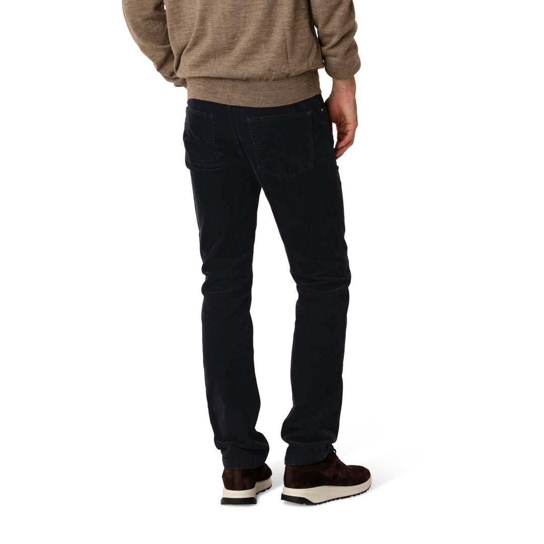 Marinblå Manchester Byxor