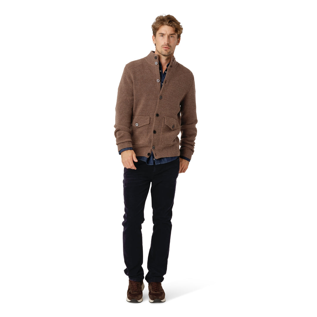Brun Chunky Cardigan