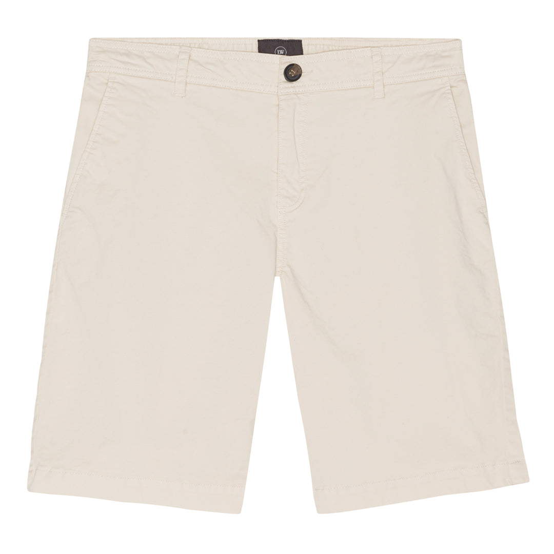 Light Biege Twill Shorts