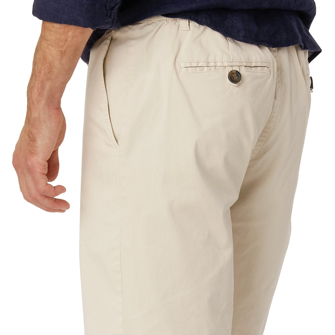 Light Biege Twill Shorts