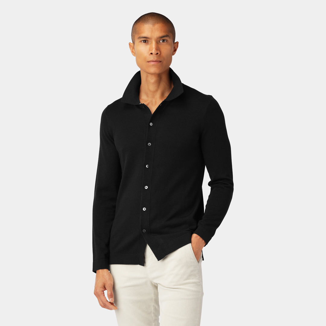 Find your navy shirt cardigan for men at Less Worries.