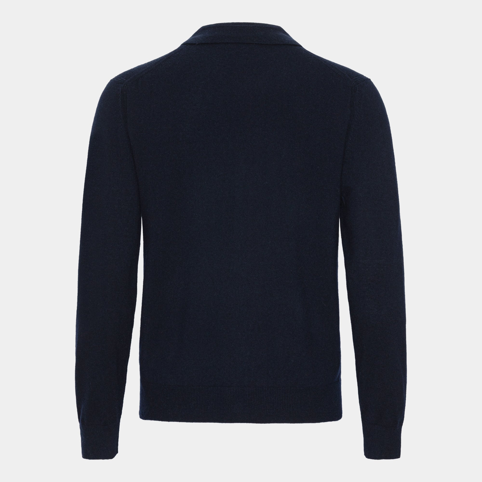Mörkblå Merino-Kashmir Cardigan