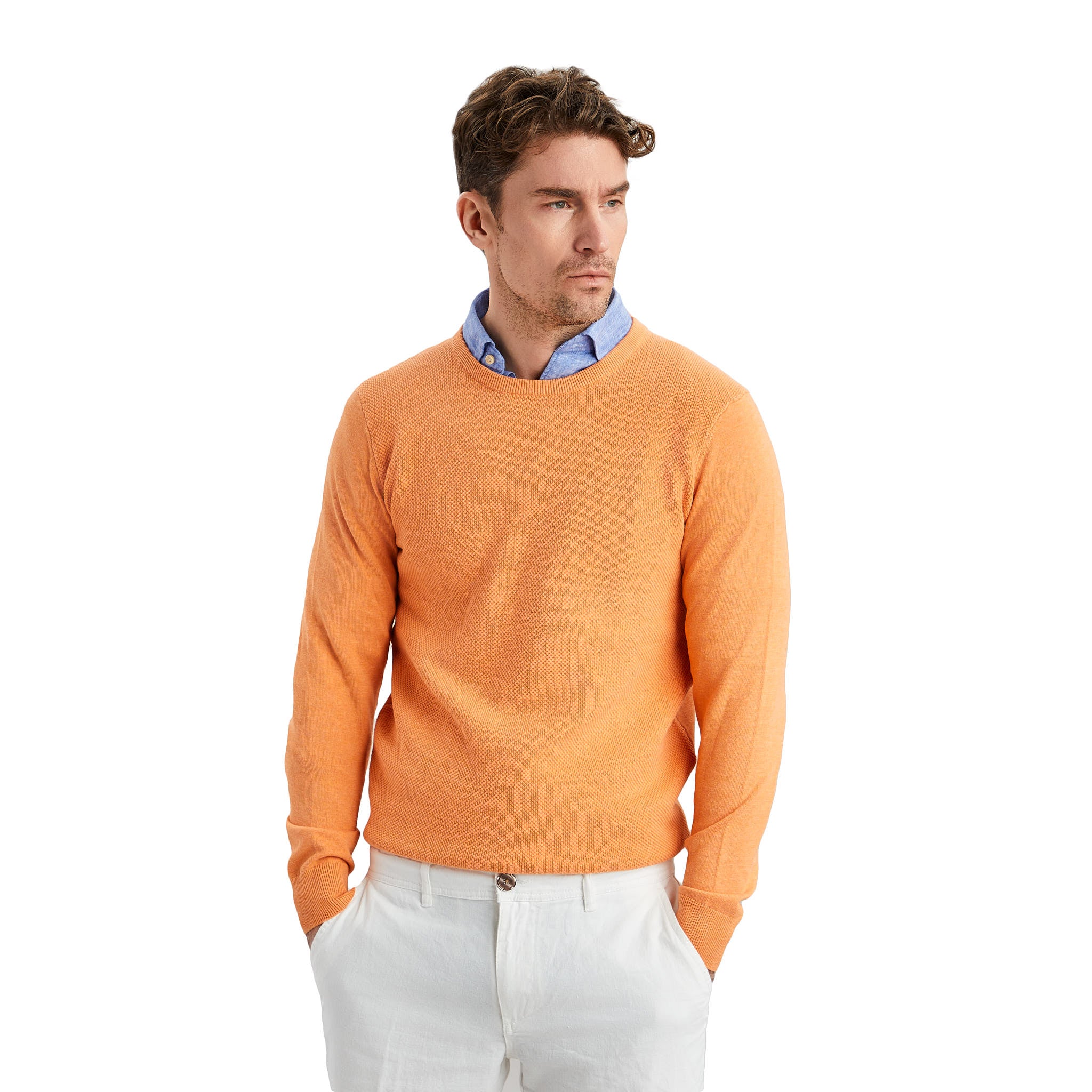 Aprikos Crew-Neck Tröja