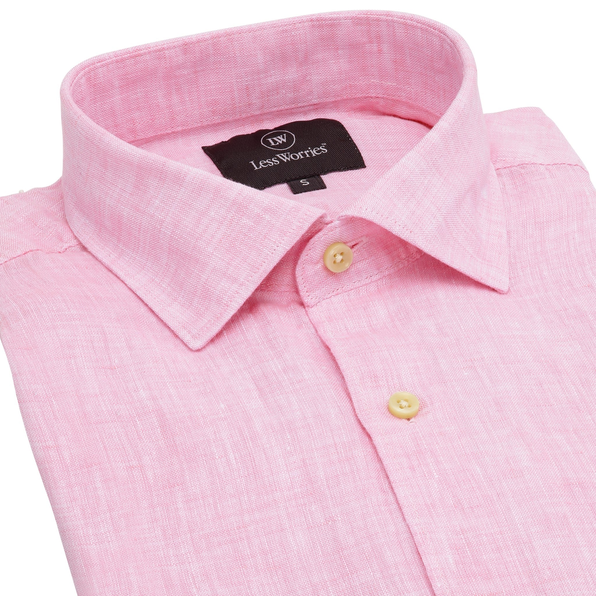 Pink Premium Linen Shirt