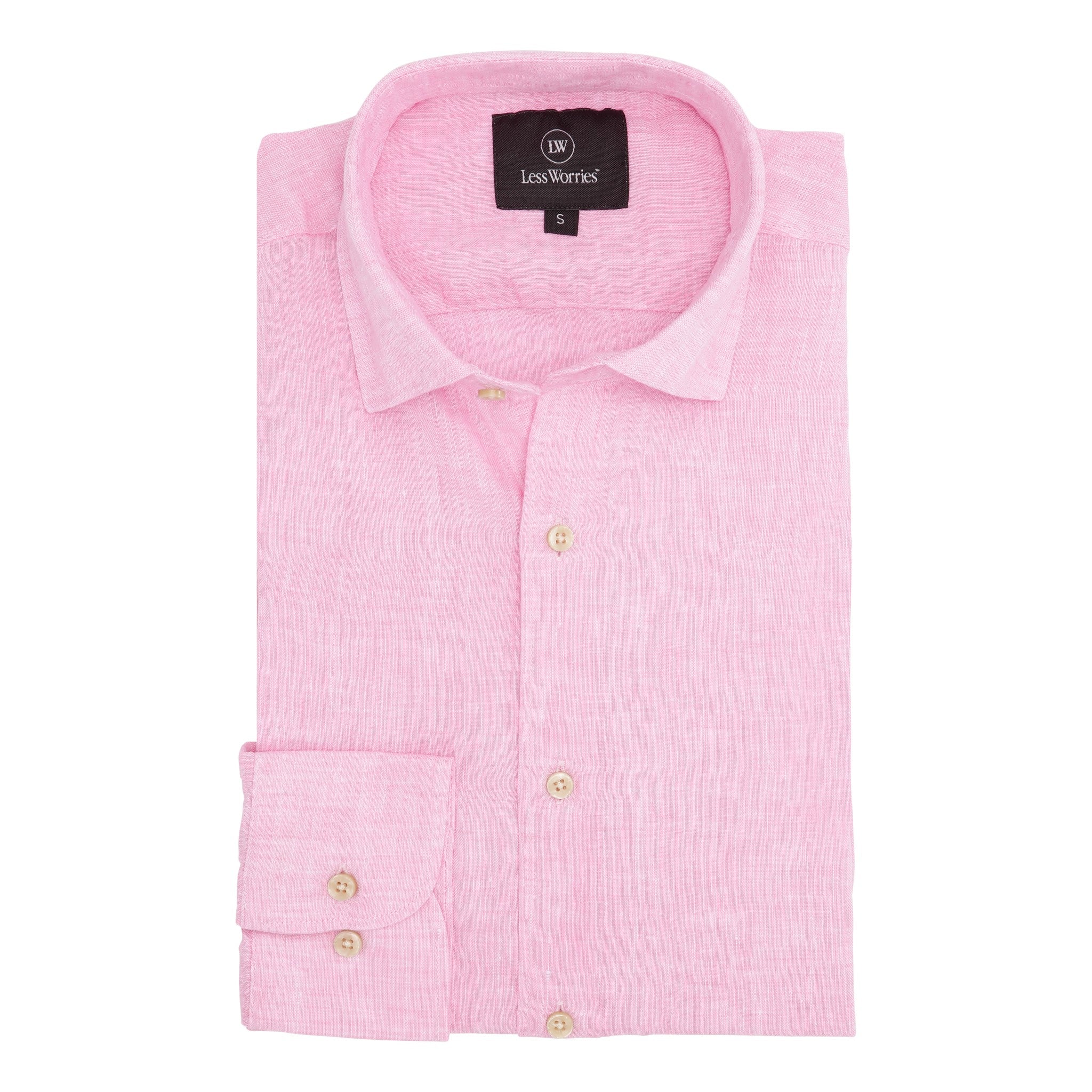 Pink Premium Linen Shirt
