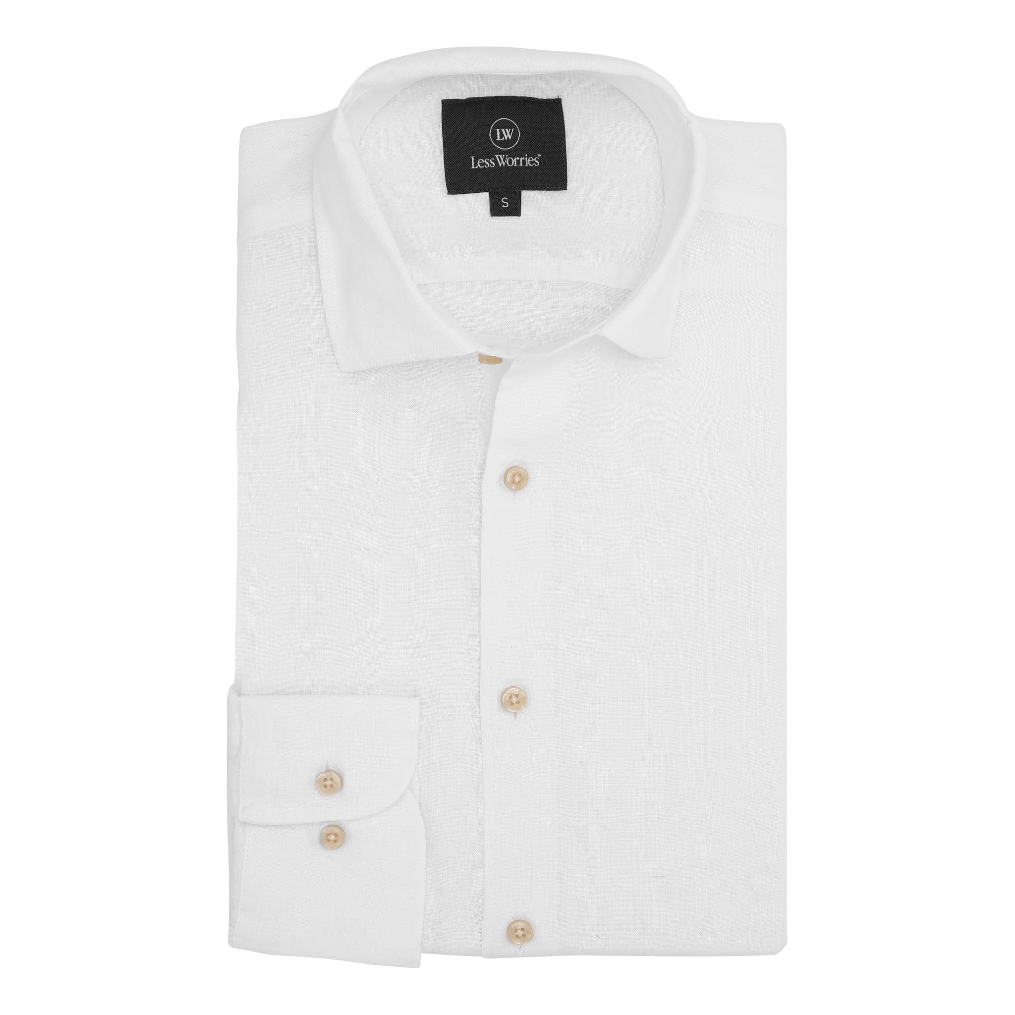 Timeless white linen shirt