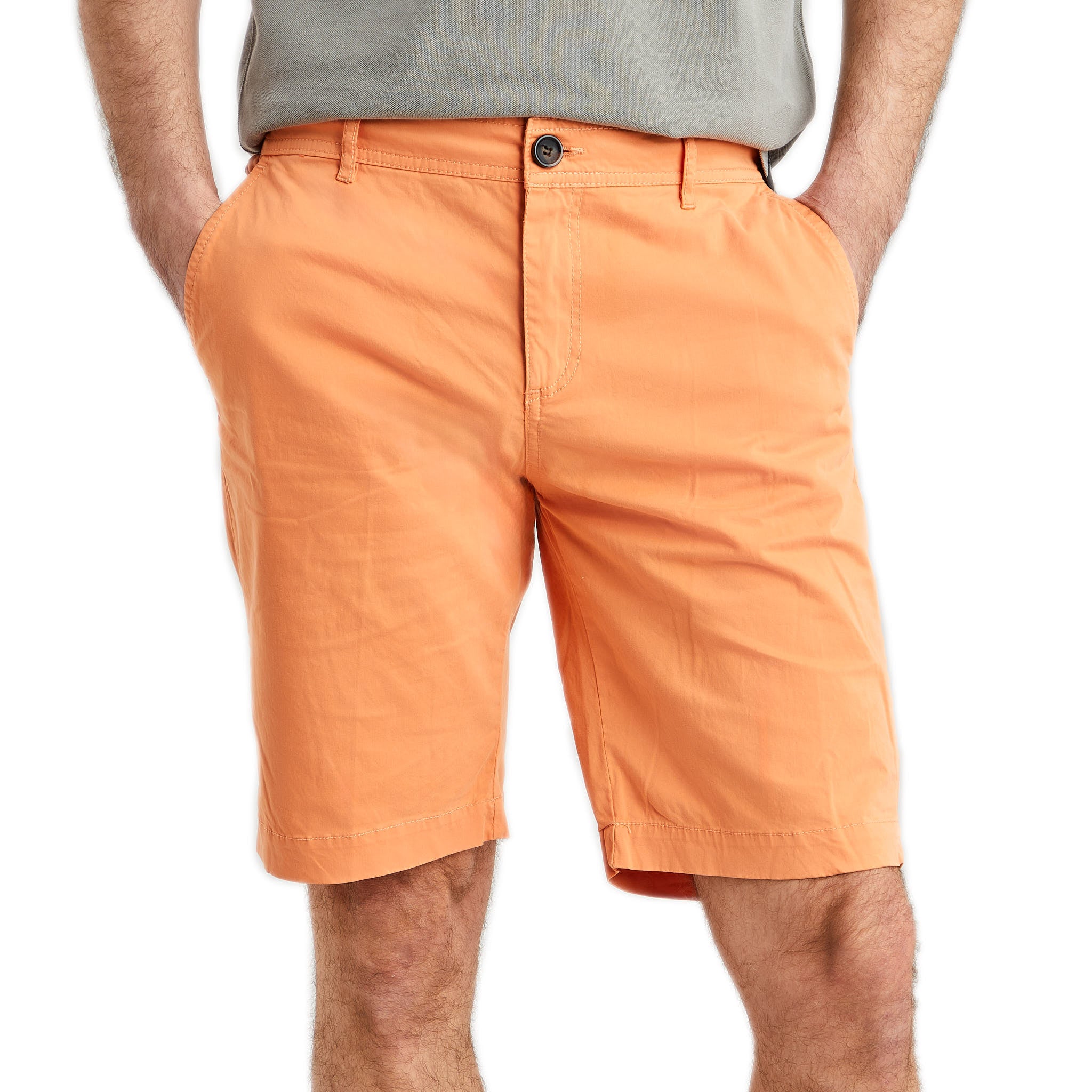 Apricot Twill Shorts